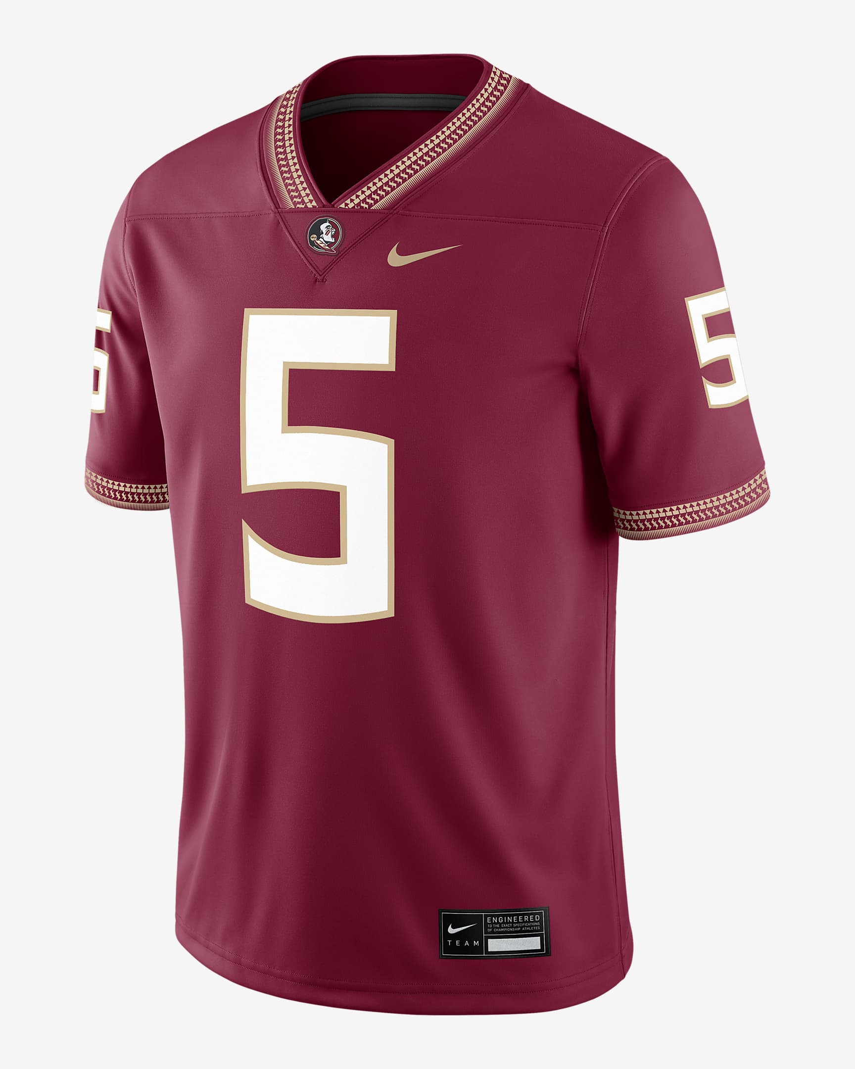Florida State Seminoles Men's Nike Dri-FIT College Game Jersey - Garnet