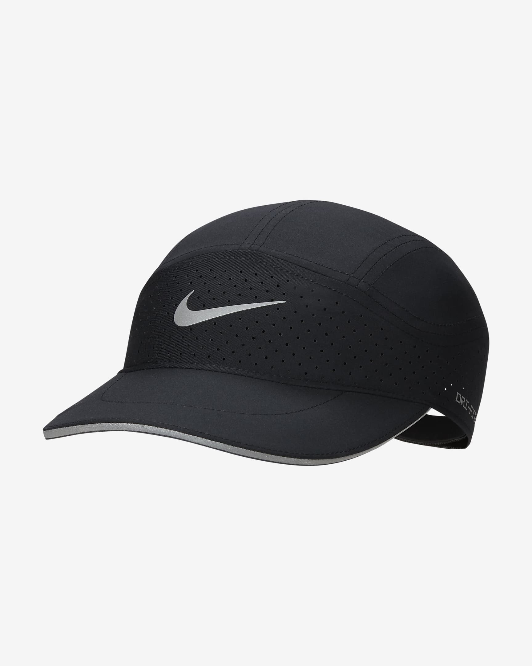 Εύκαμπτο καπέλο jockey με ανακλαστικό σχέδιο Nike Dri-FIT ADV Fly - Μαύρο/Anthracite