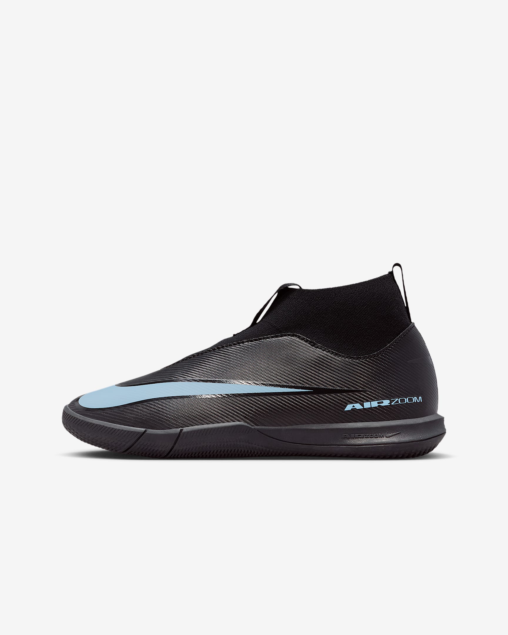 Scarpa da calcio a taglio alto IC Nike Jr. Mercurial Superfly 10 Academy – Bambino/a e ragazzo/a - Nero/Ice Blue