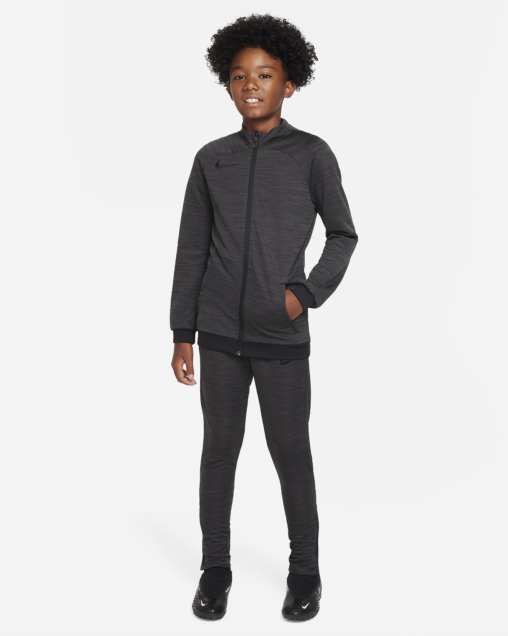 Nike Dri-FIT Academy Voetbaltrainingsbroek voor kids - Zwart/Zwart