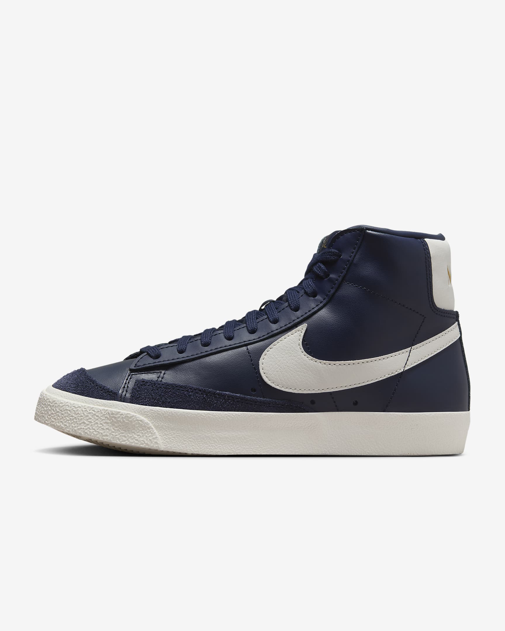 Nike Blazer Mid '77 Women's Shoes - Obsidian/Sail/Metallic Gold/Phantom