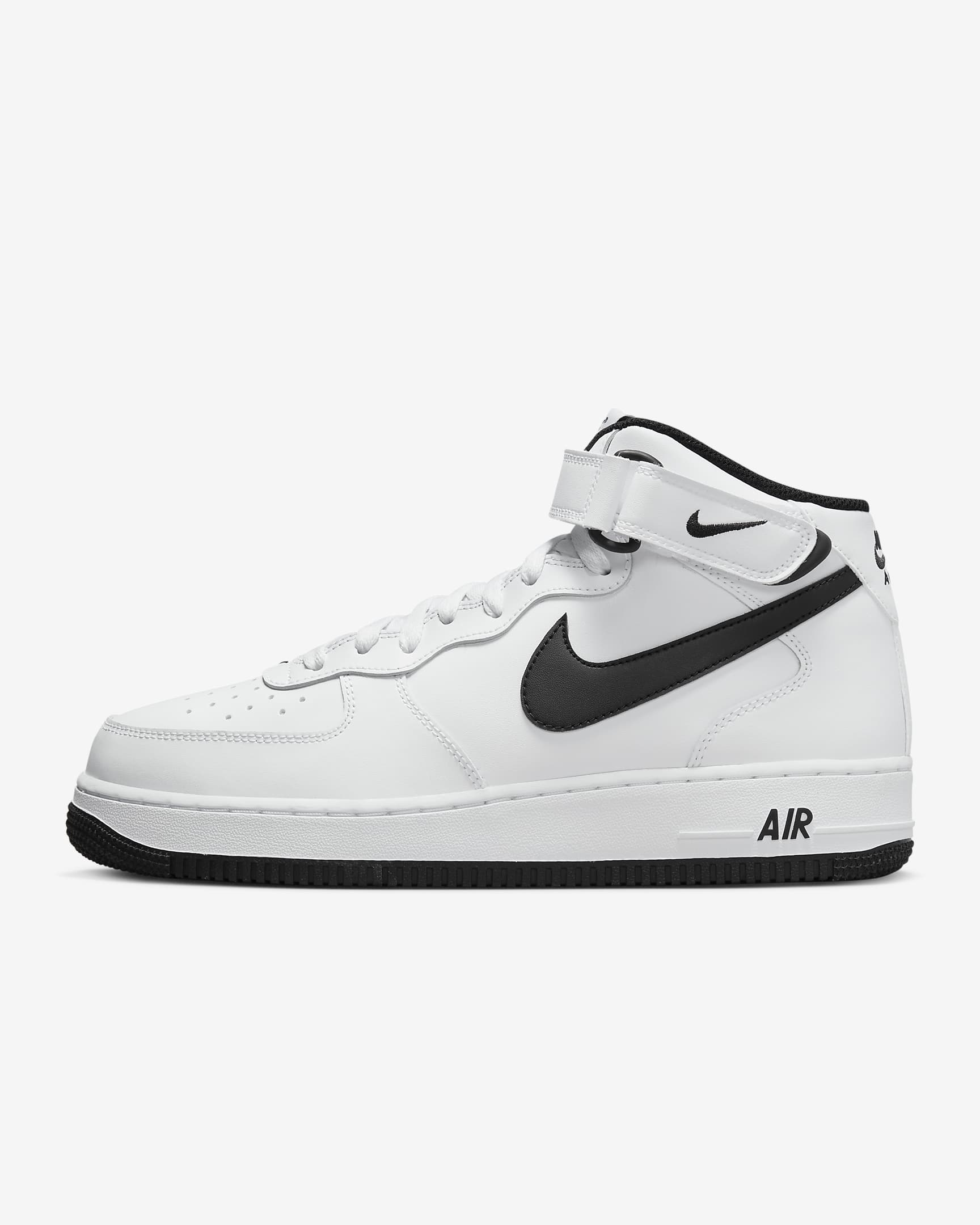 Nike Air Force 1 Mid '07 Men's Shoes - White/White/Black