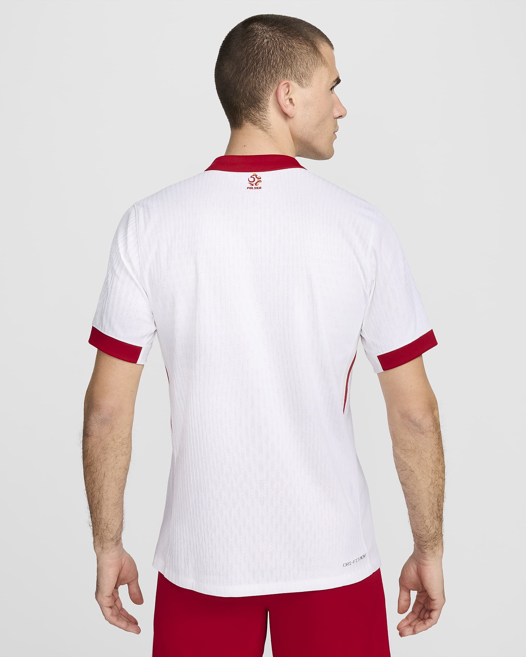 Primera equipación Match Polonia 2024/25 Camiseta de fútbol de manga corta Authentic Nike Dri-FIT ADV - Hombre - Blanco/Sport Red/Sport Red