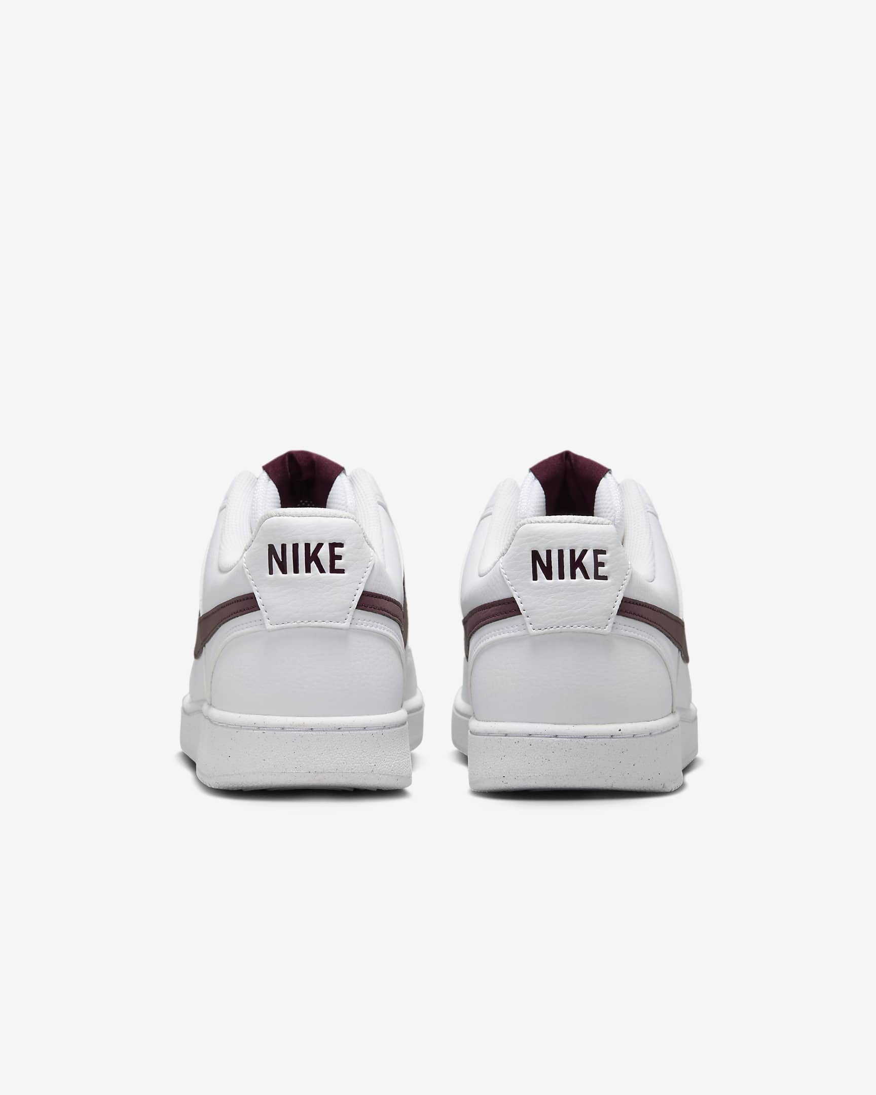 Nike Court Vision 低筒 Next Nature 男鞋 - 白色/Burgundy Crush