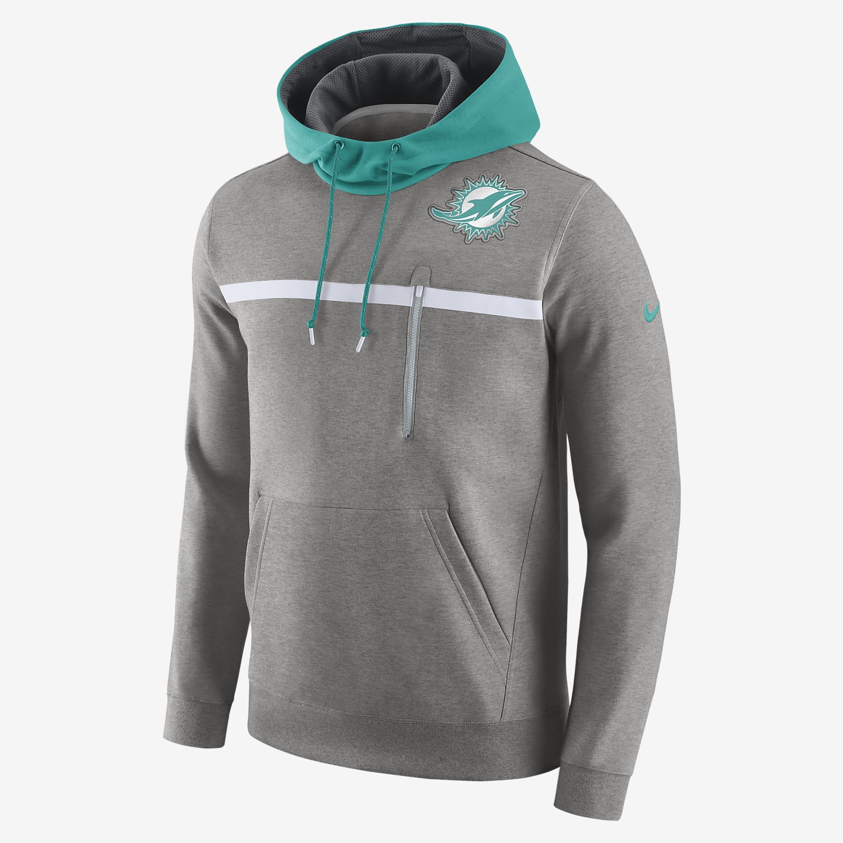 Nike Championship Drive Sweatshirt (NFL Dolphins) Men's Hoodie. Nike SK