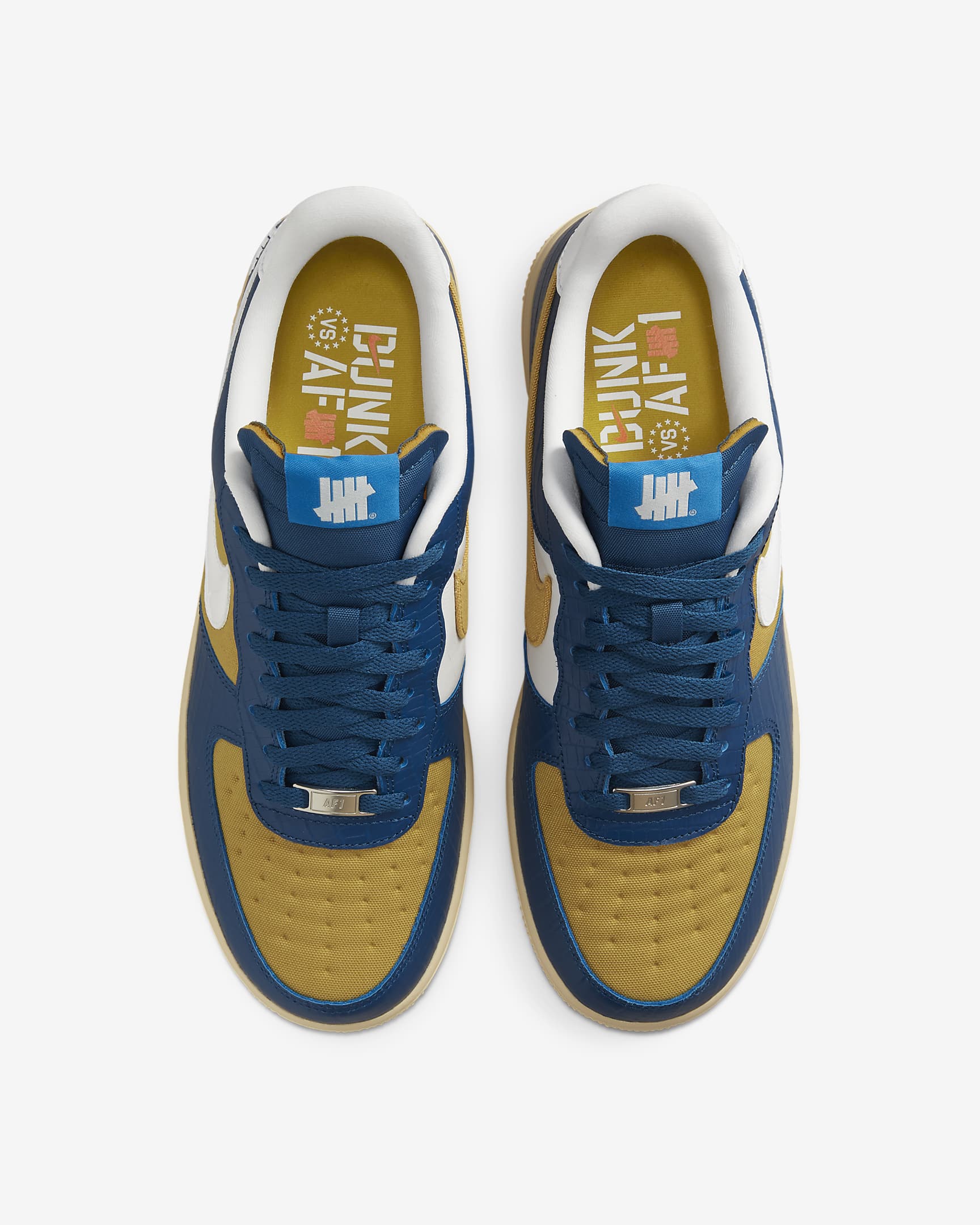 Nike Air Force 1 Low SP Shoes - Court Blue/Goldtone/Lemon Drop/White