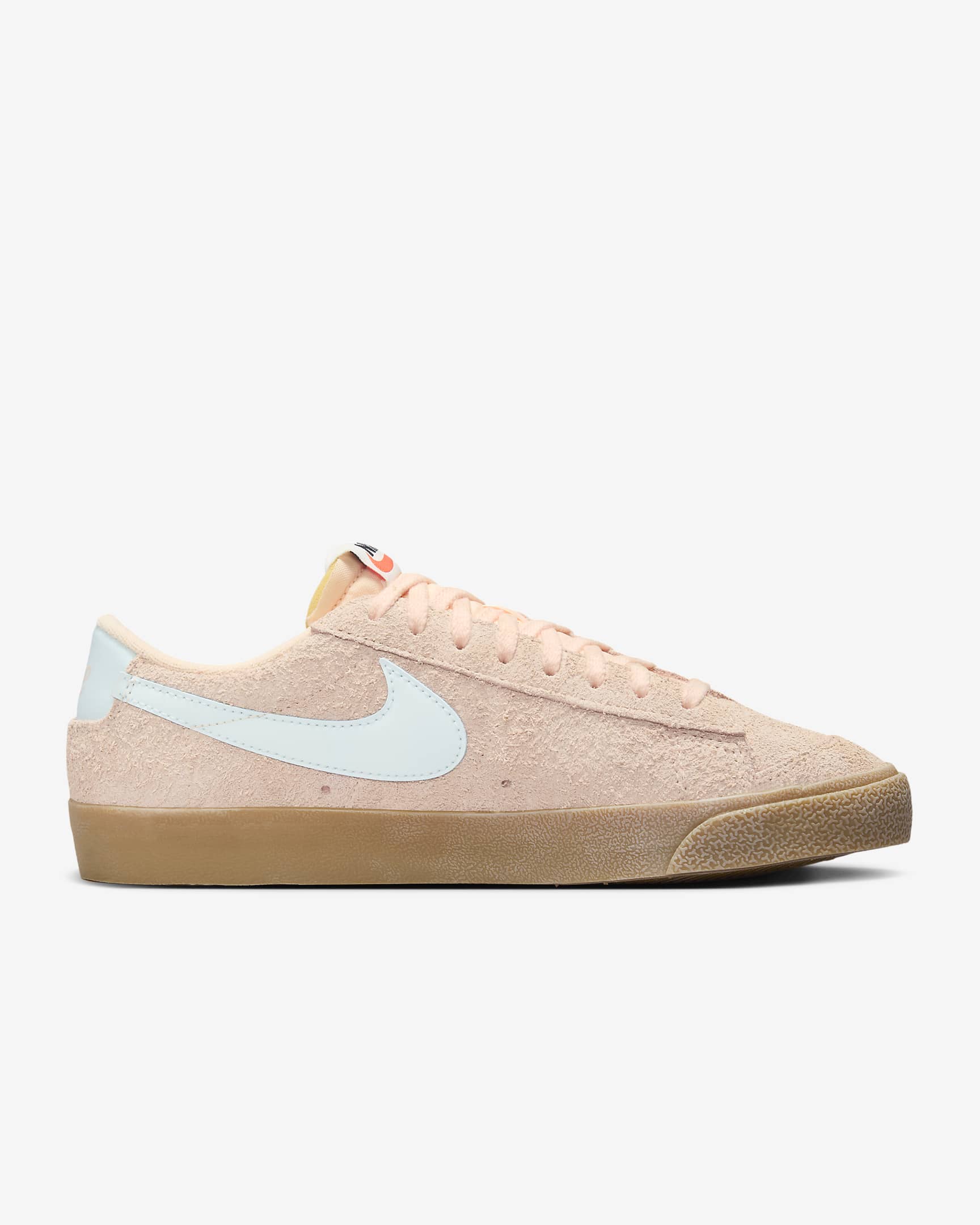 Nike Blazer Low '77 Vintage Damenschuh - Crimson Tint/Gum Light Brown/Team Orange/Glacier Blue