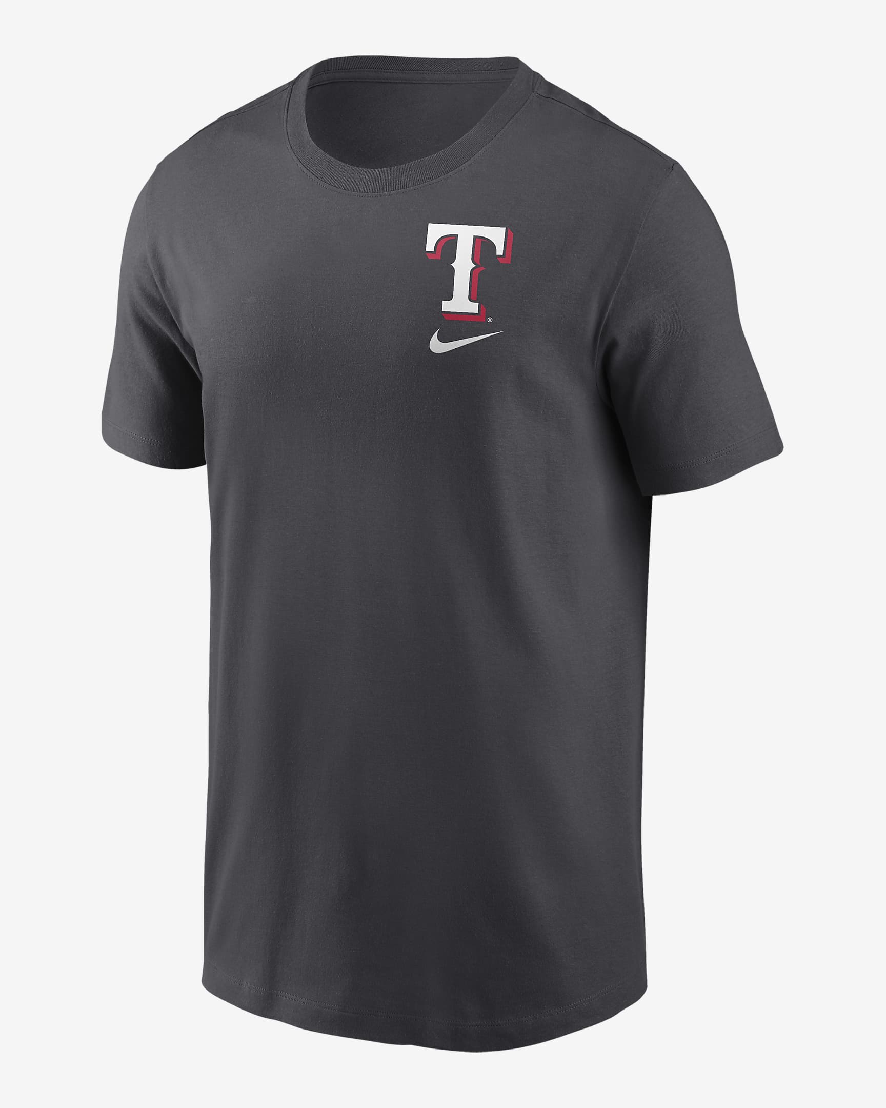 Playera Nike de la MLB para hombre Texas Rangers Logo Sketch Bar. Nike.com