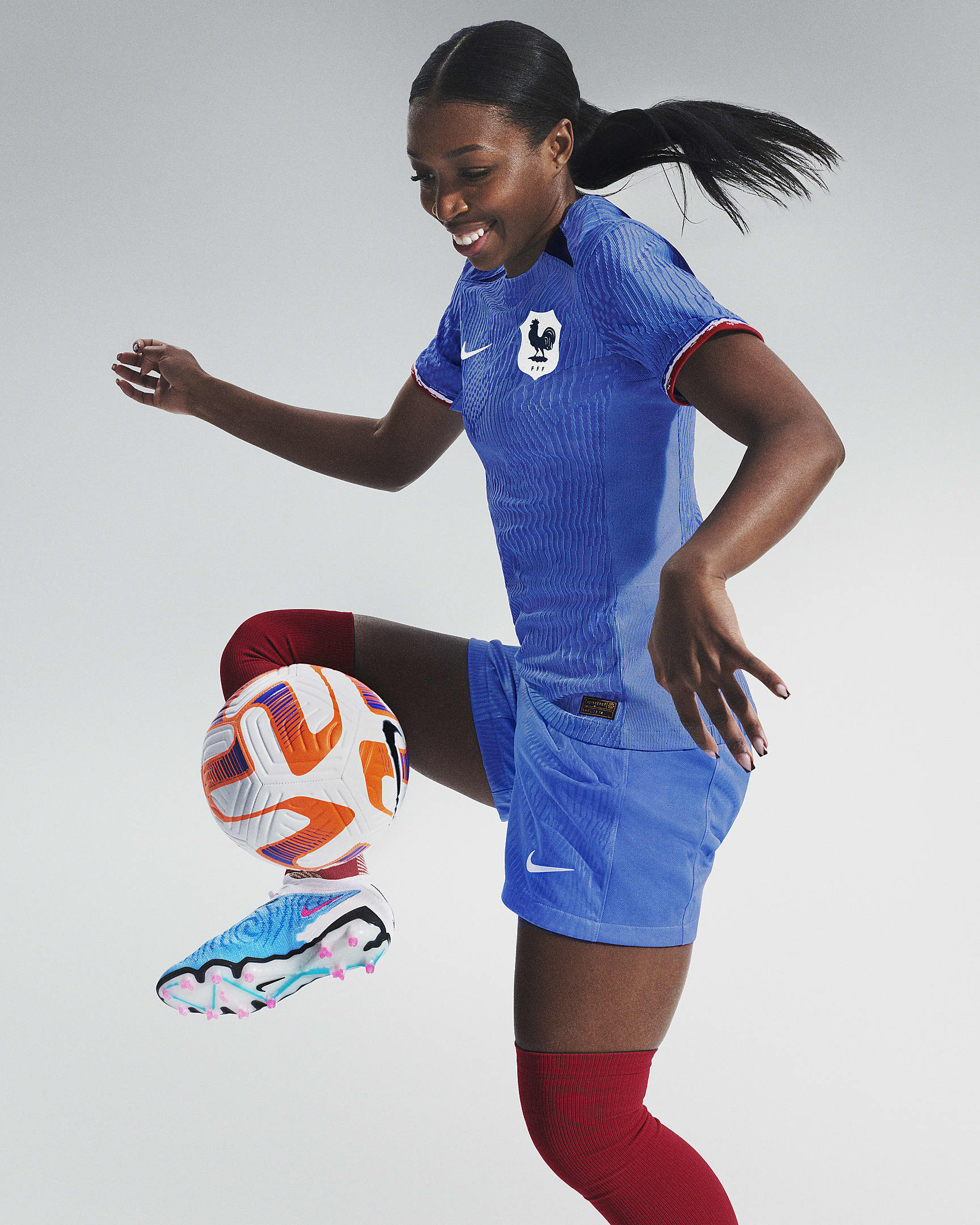 FFF 2023 Match Home Women's Nike Dri-FIT ADV Football Shirt. Nike CA
