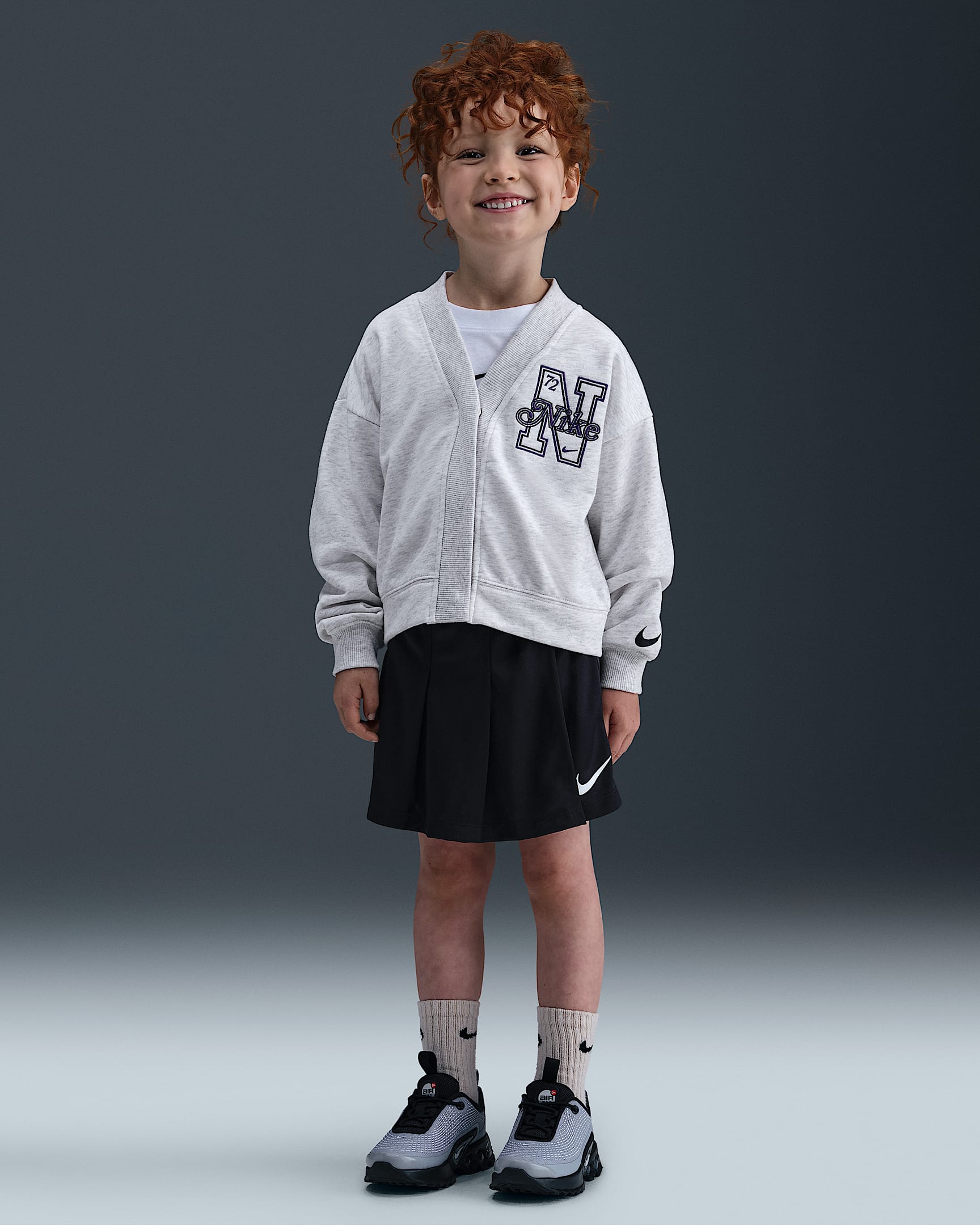 Nike Varsity Prep Little Kids' 2-Piece Skort Set - Black