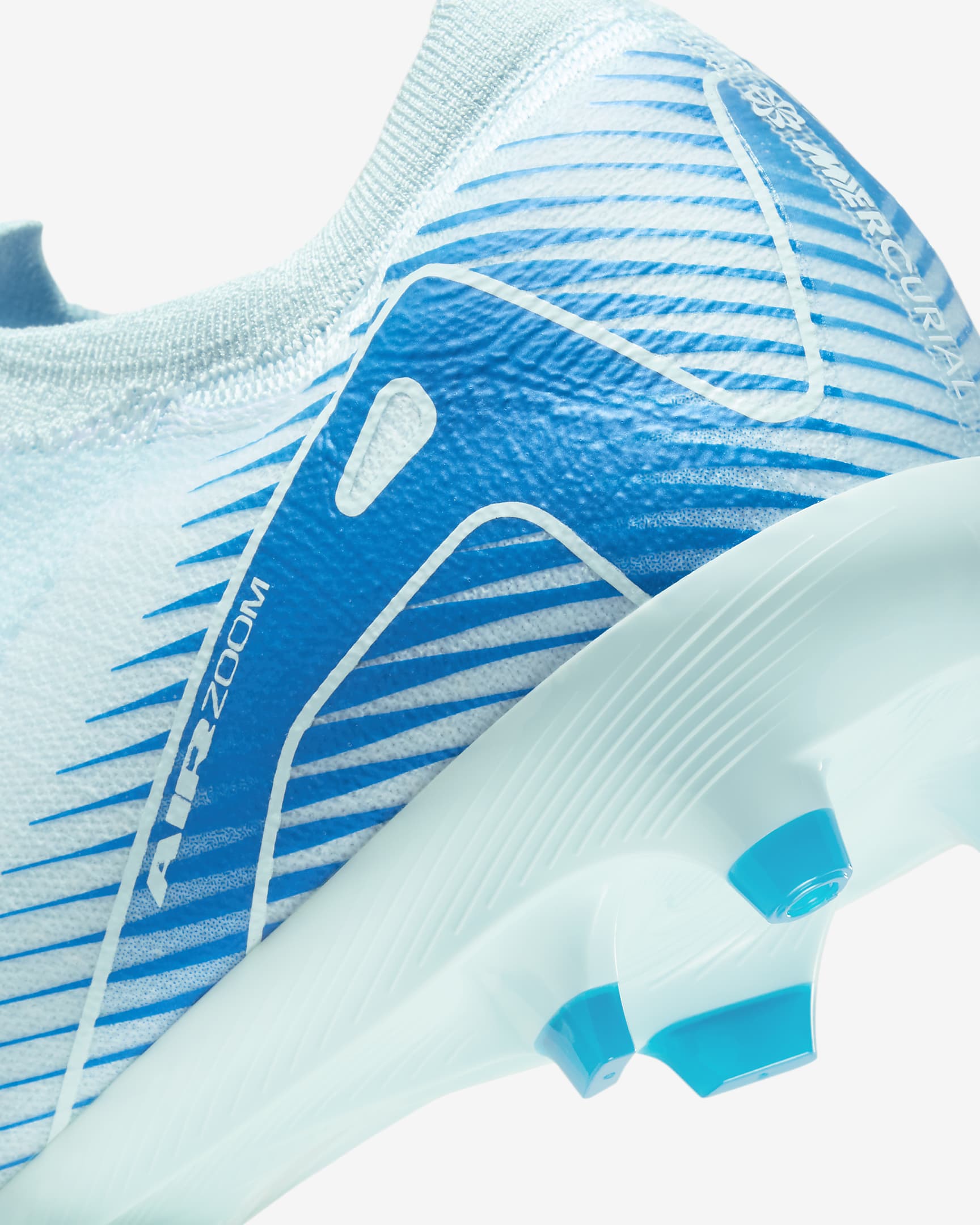 Nike Mercurial Vapor 16 Pro AG-Pro Düşük Bilekli Krampon - Glacier Blue/Blue Orbit