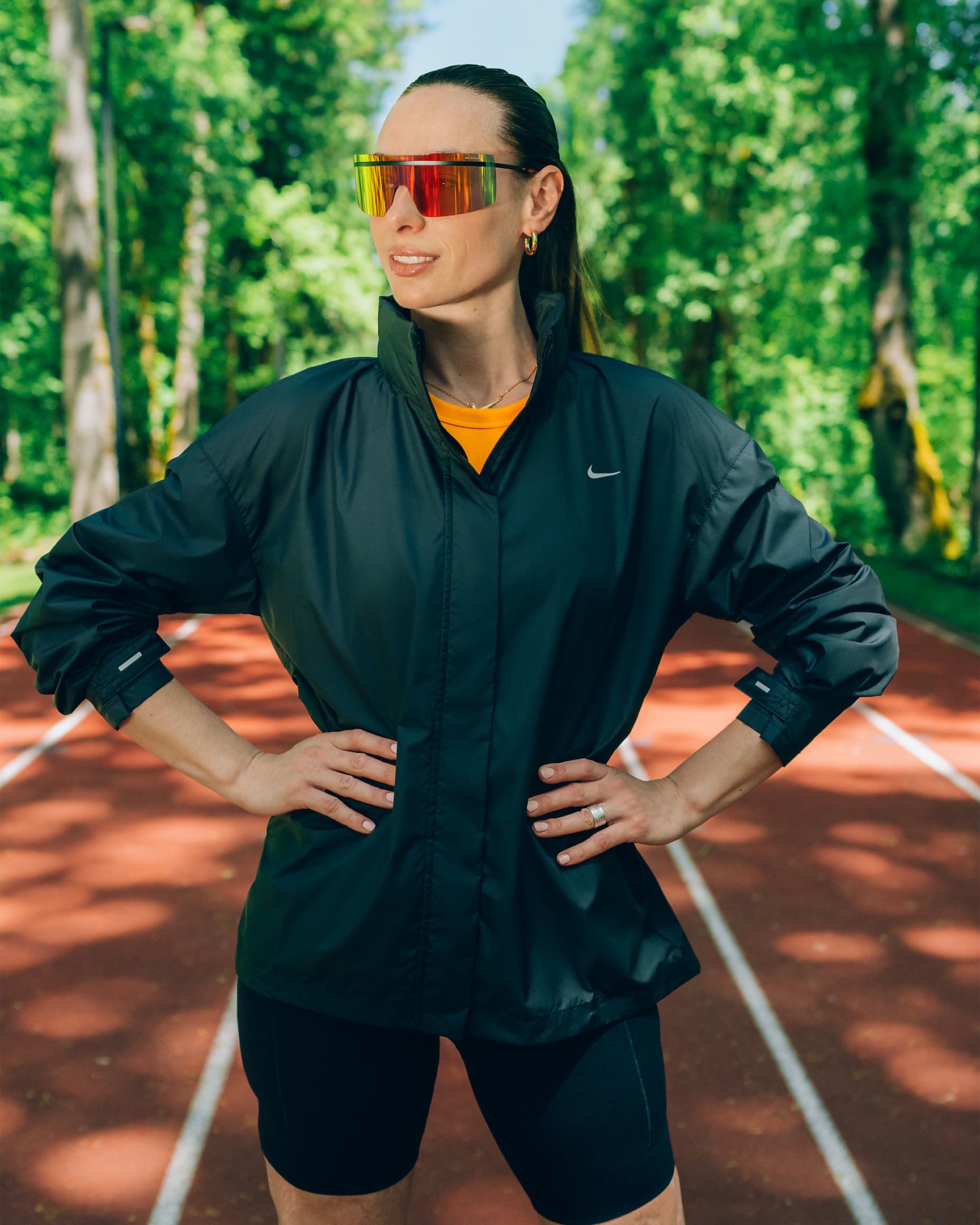 Nike Echo Shield Road Tint Sunglasses.