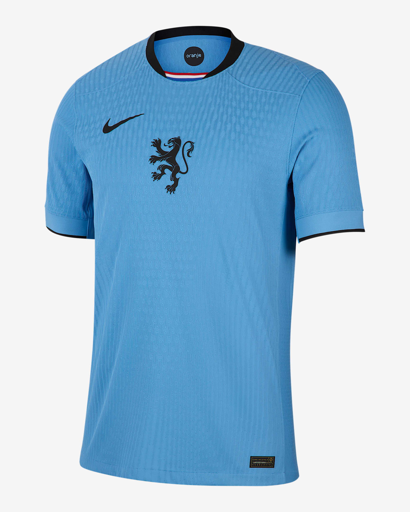 Netherlands 2025 Match Away (Women's Team) Men's Nike Dri-FIT ADV Football Authentic Shirt - Blue Beyond/Black
