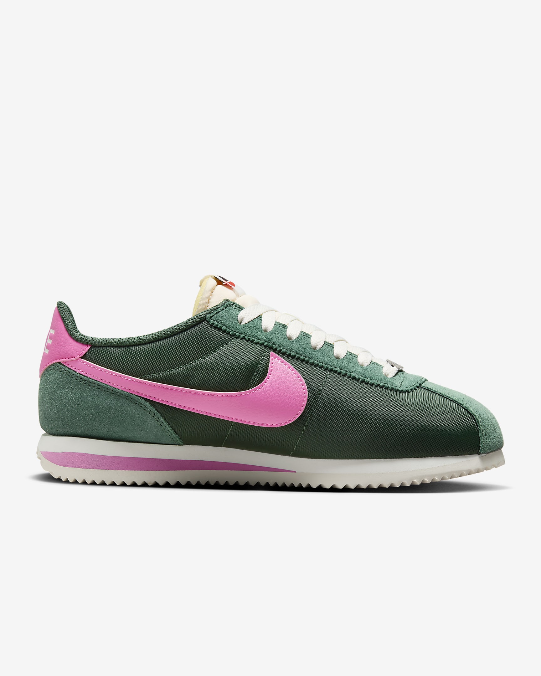 Nike Cortez Textile Ayakkabı - Fir/Sail/Team Orange/Pinksicle