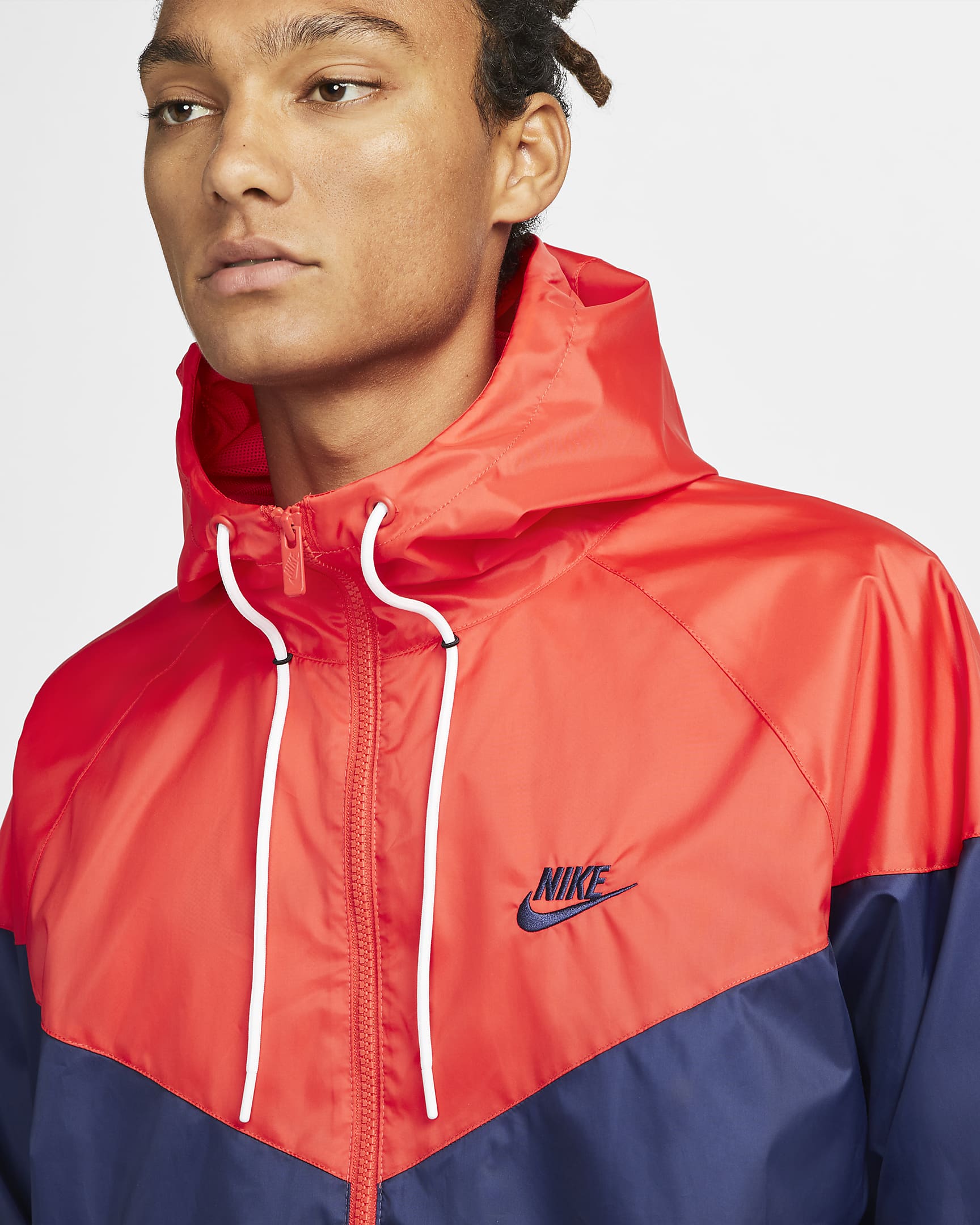 men's nike sportswear colorblock windrunner hooded jacket