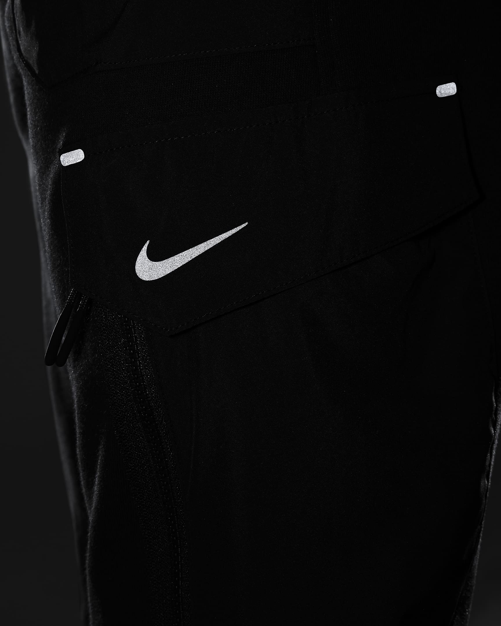 Spodnie z dzianiny dla dużych dzieci Nike Sportswear City Utility EasyOn - Czerń/Czerń