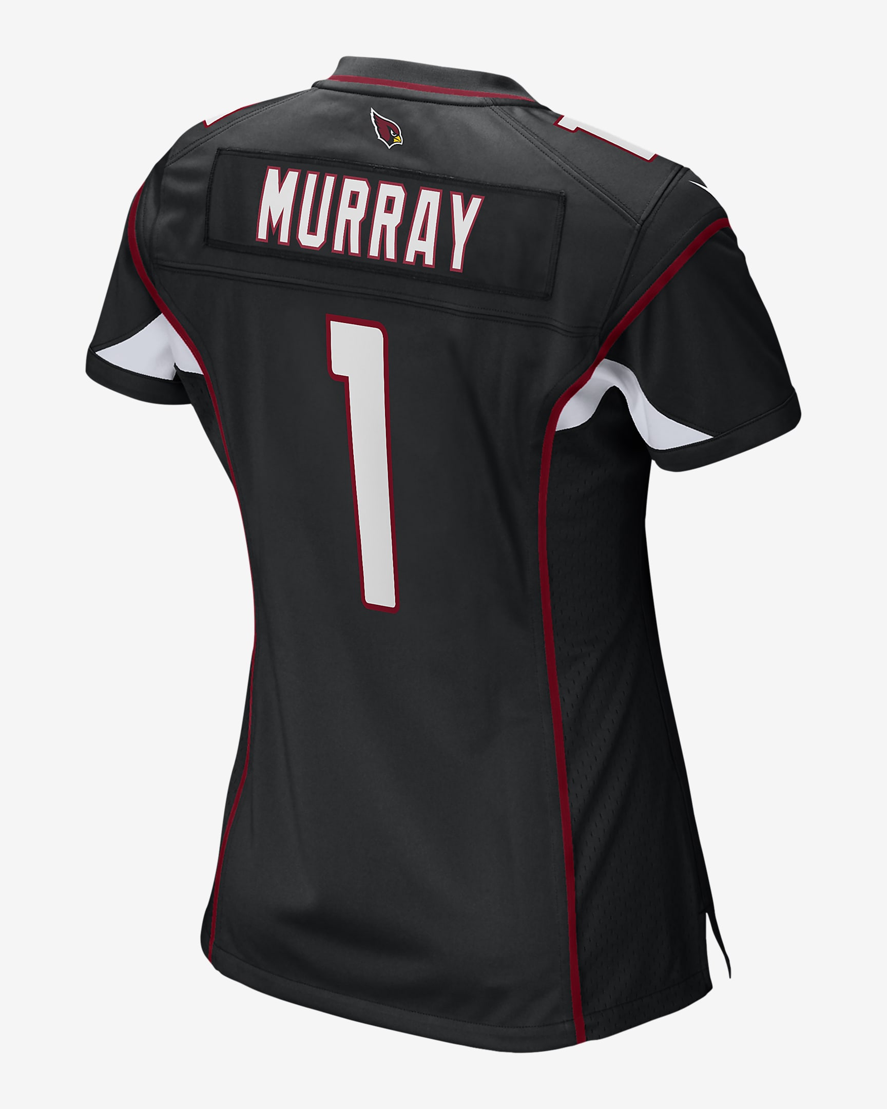 Camiseta de fútbol americano Game para mujer NFL Arizona Cardinals (Kyler Murray) - Negro/Blanco/Rojo duro