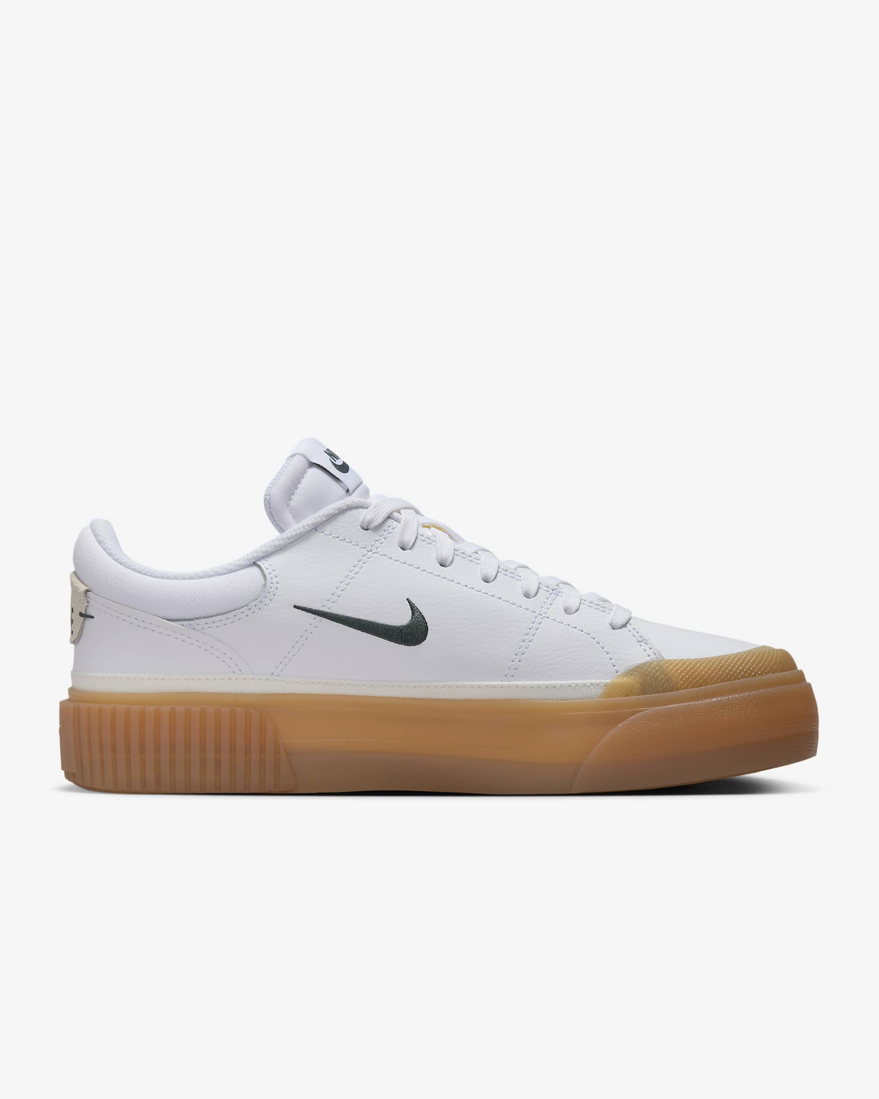 Calzado para mujer Nike Court Legacy Lift - Blanco/Amarillo goma/Vela/Verde vintage