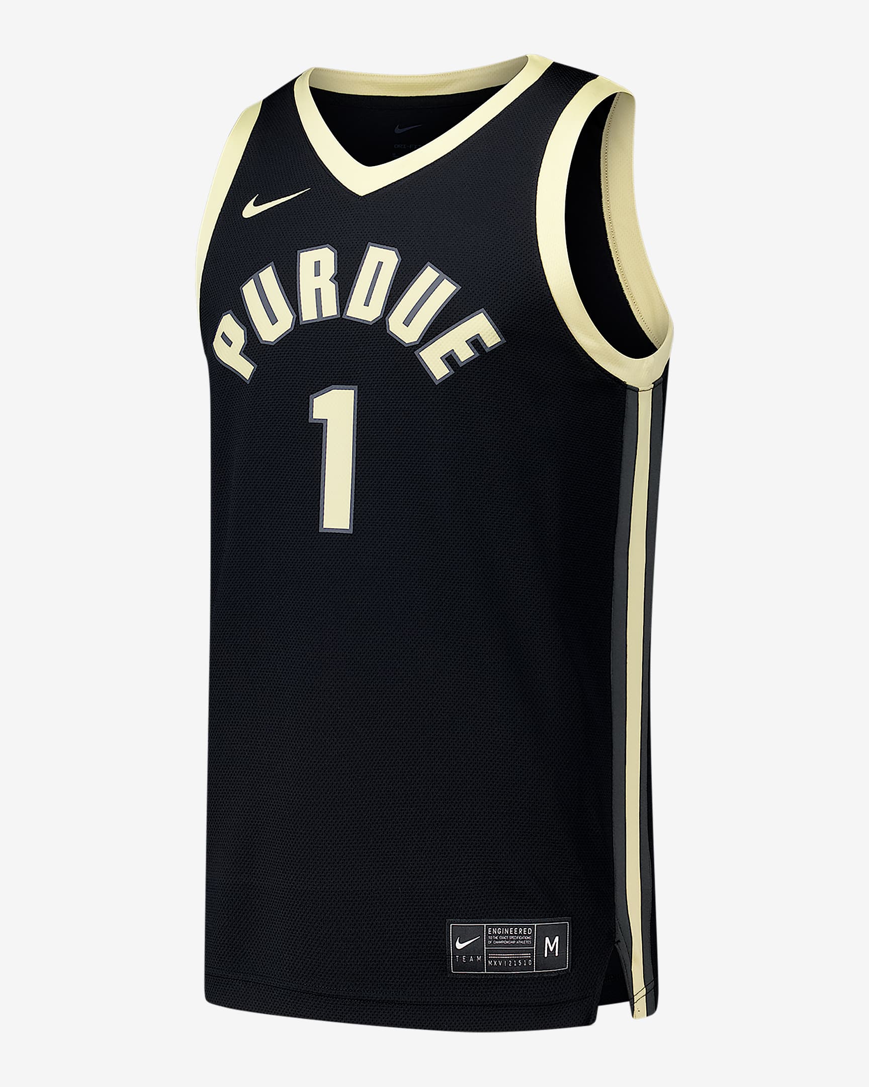Purdue Men's Nike Dri-FIT College Basketball Replica Jersey - Black