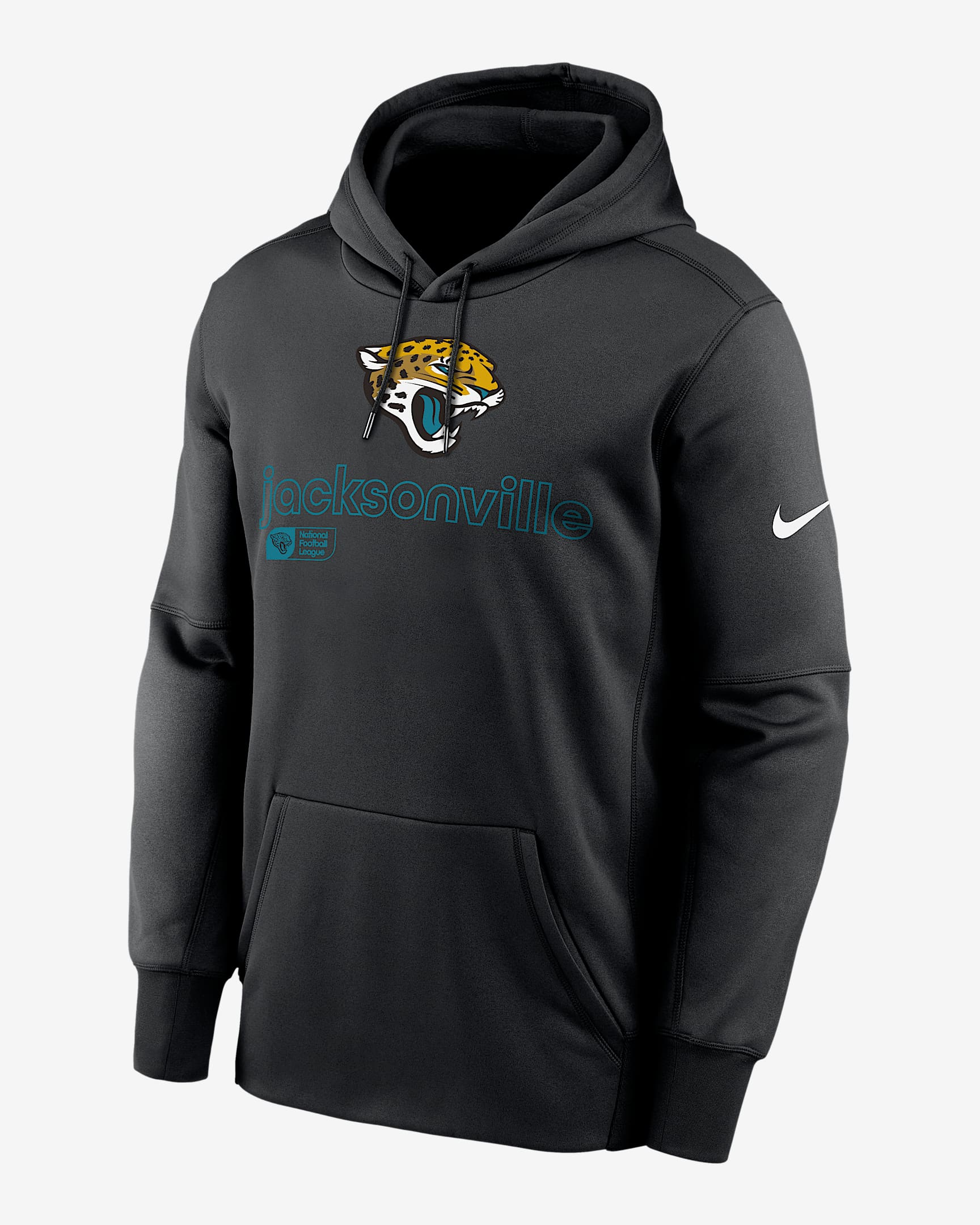 Jacksonville Jaguars Men’s Nike Therma NFL Pullover Hoodie.