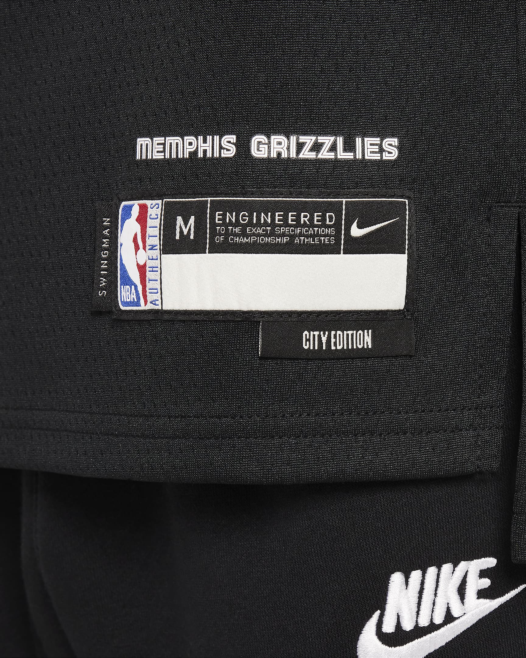 Maglia Ja Morant Memphis Grizzlies 2023/24 City Edition Nike Dri-FIT Swingman NBA – Ragazzo/a - Nero