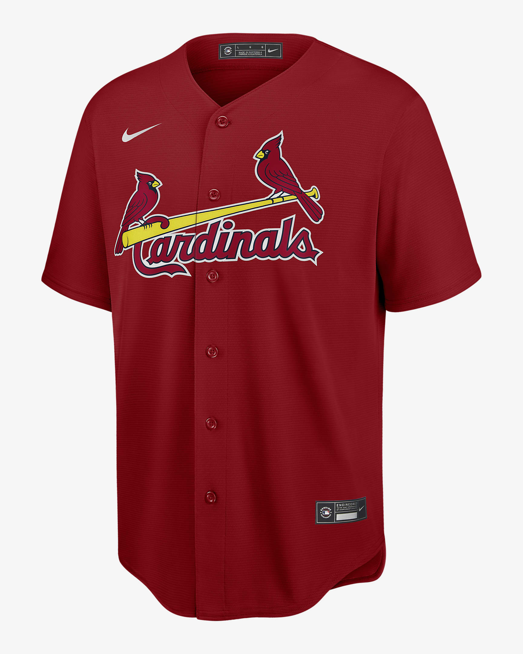 MLB St. Louis Cardinals Men's Replica Baseball Jersey - Red