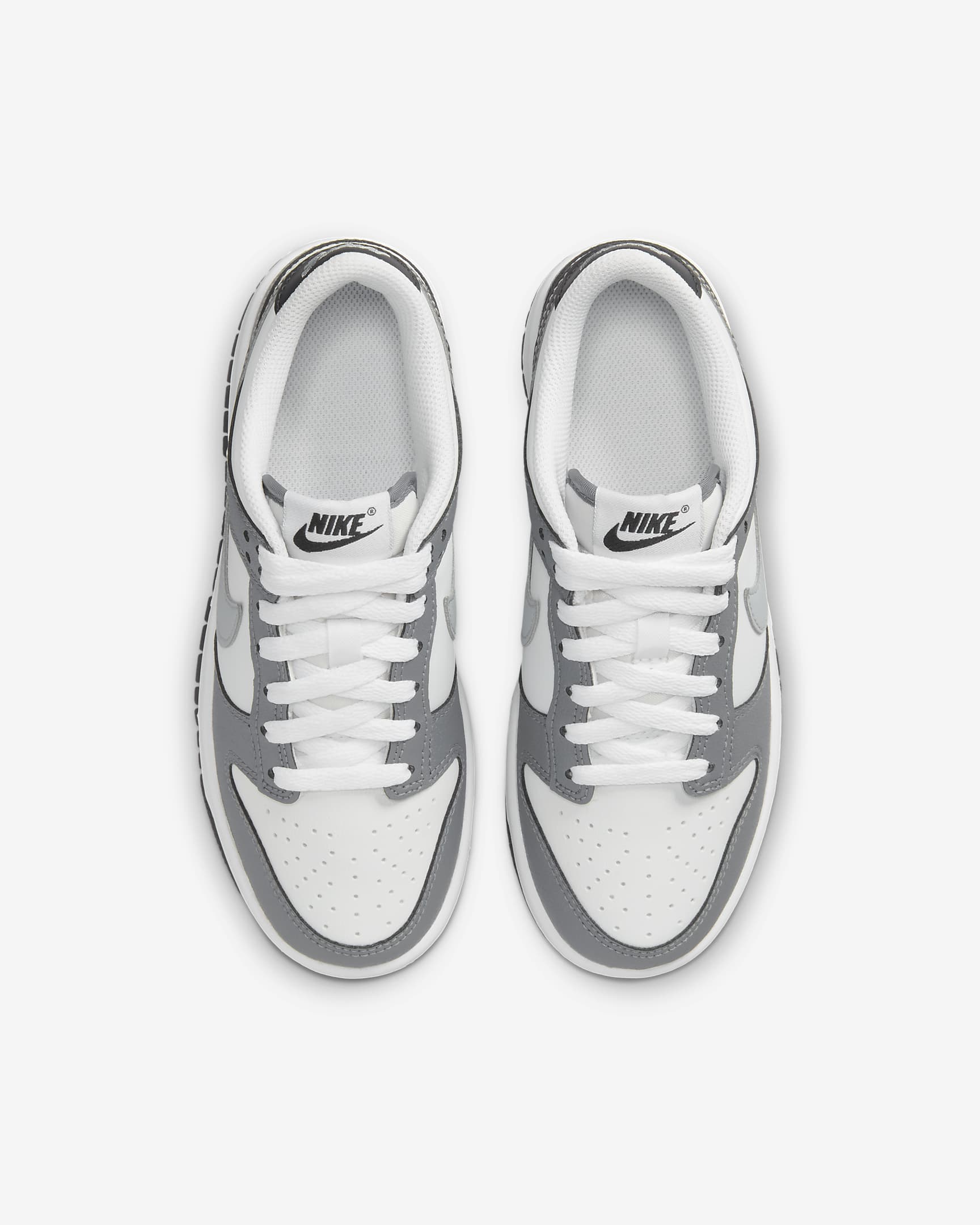 Nike Dunk Low kinderschoenen - Cool Grey/Summit White/Wit/Light Smoke Grey