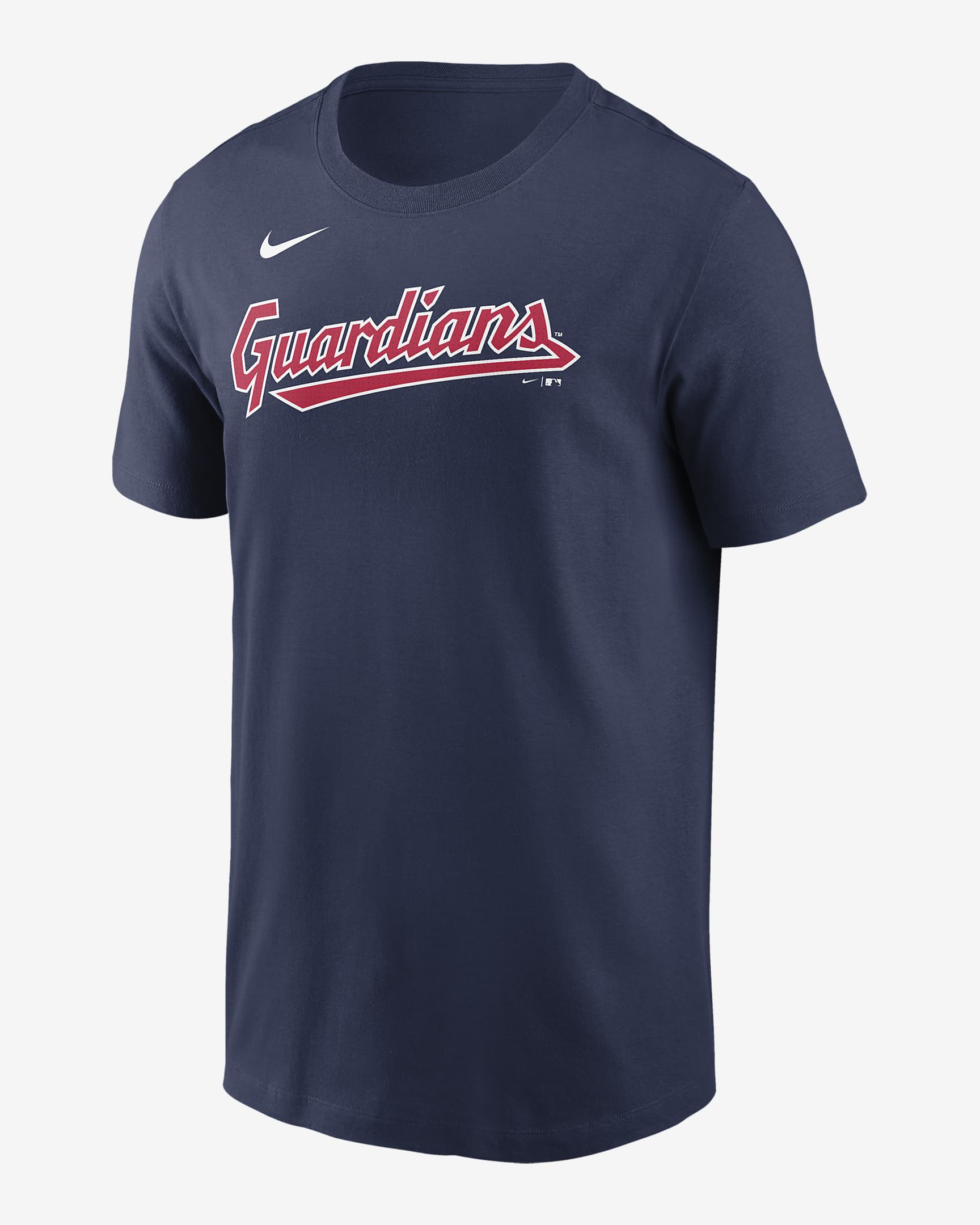 Cleveland Guardians Fuse Wordmark Men's Nike MLB T-Shirt - Navy