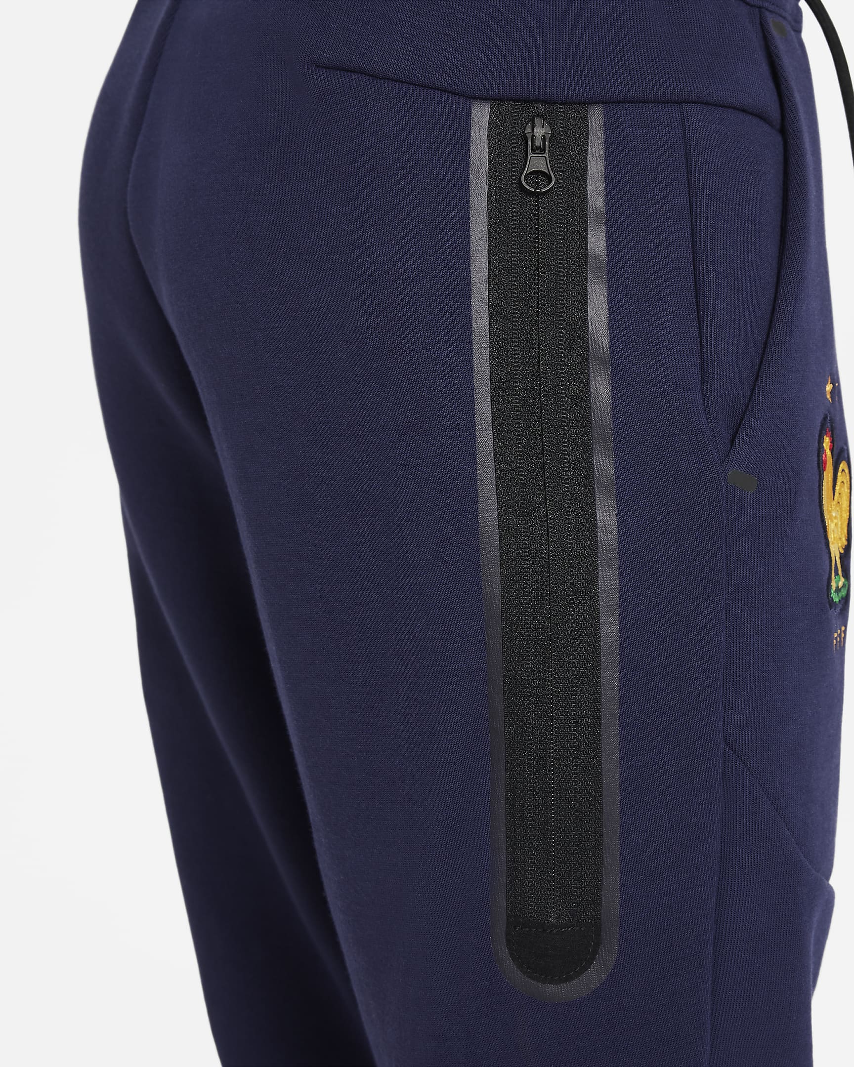 FFF Tech Fleece Older Kids' (Boys') Nike Football Pants - Blackened Blue/Club Gold