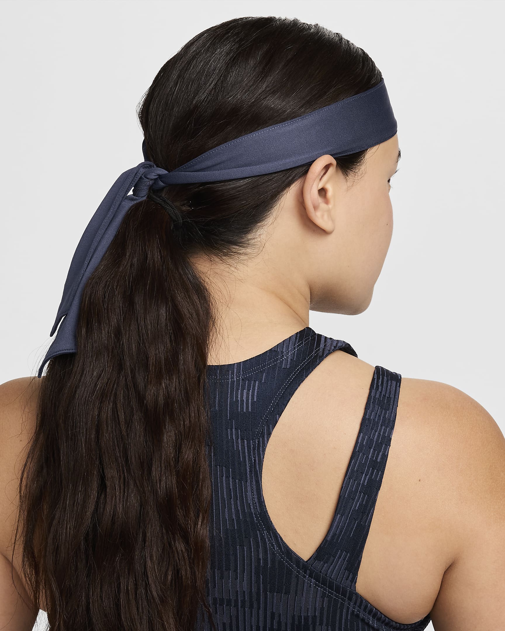 Bandeau de tennis NikeCourt pour Femme - Thunder Blue/Blanc