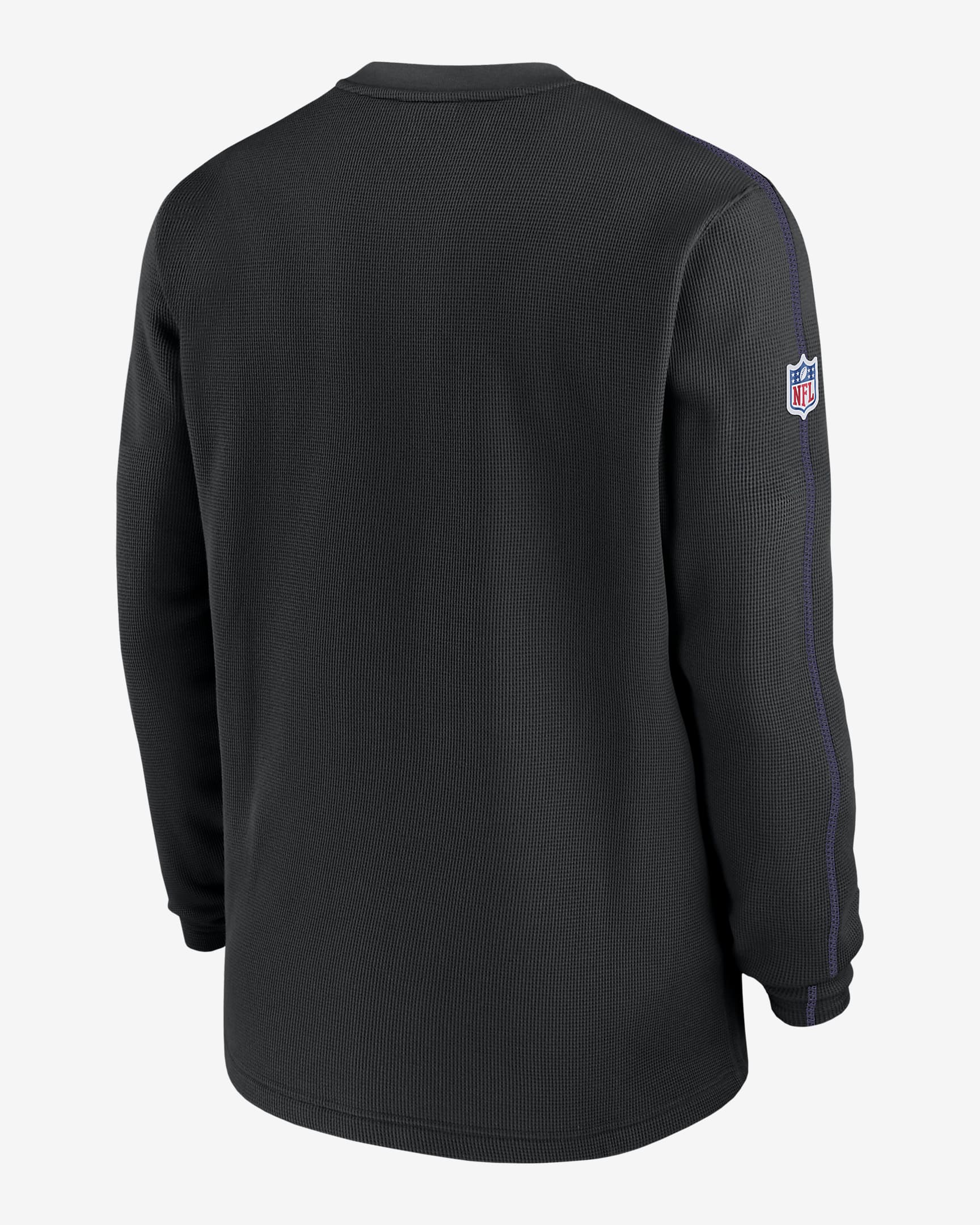 Baltimore Ravens Sideline Coach Men’s Nike NFL LongSleeve Top.