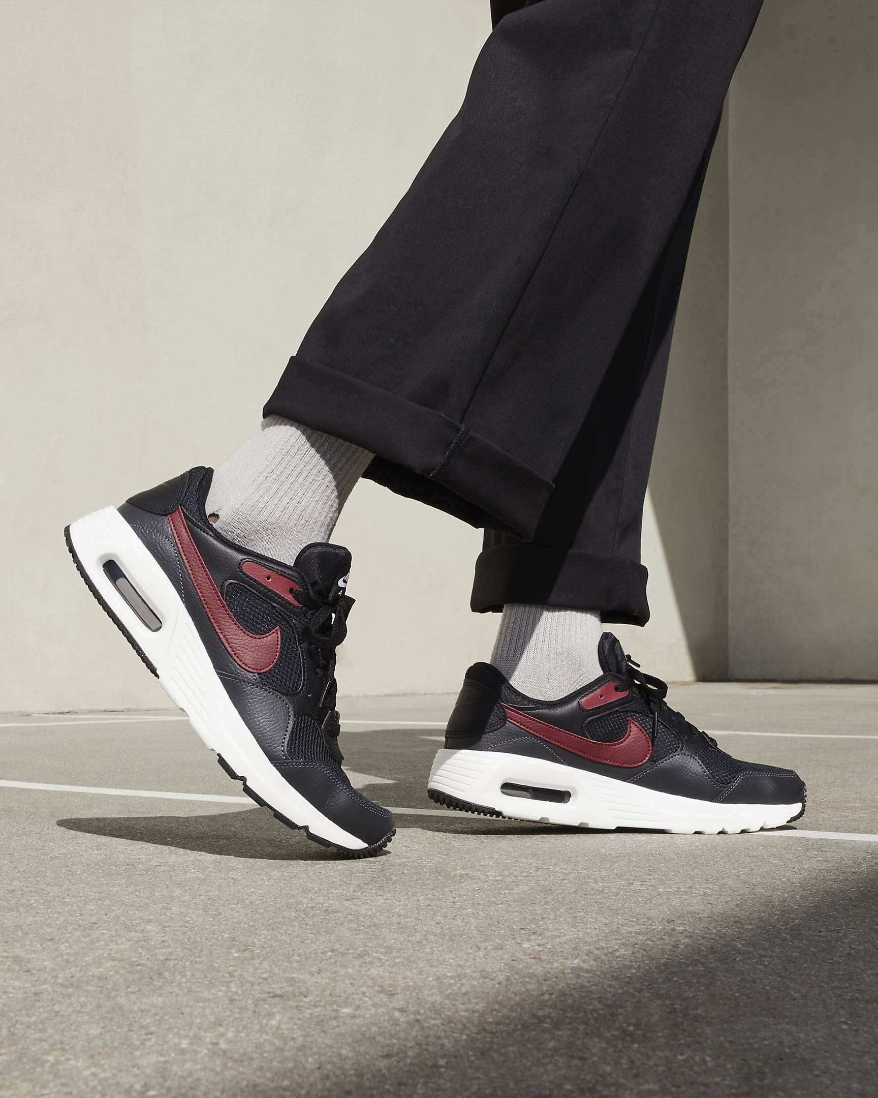 Nike Air Max SC Men's Shoes - Black/Anthracite/Summit White/Team Red