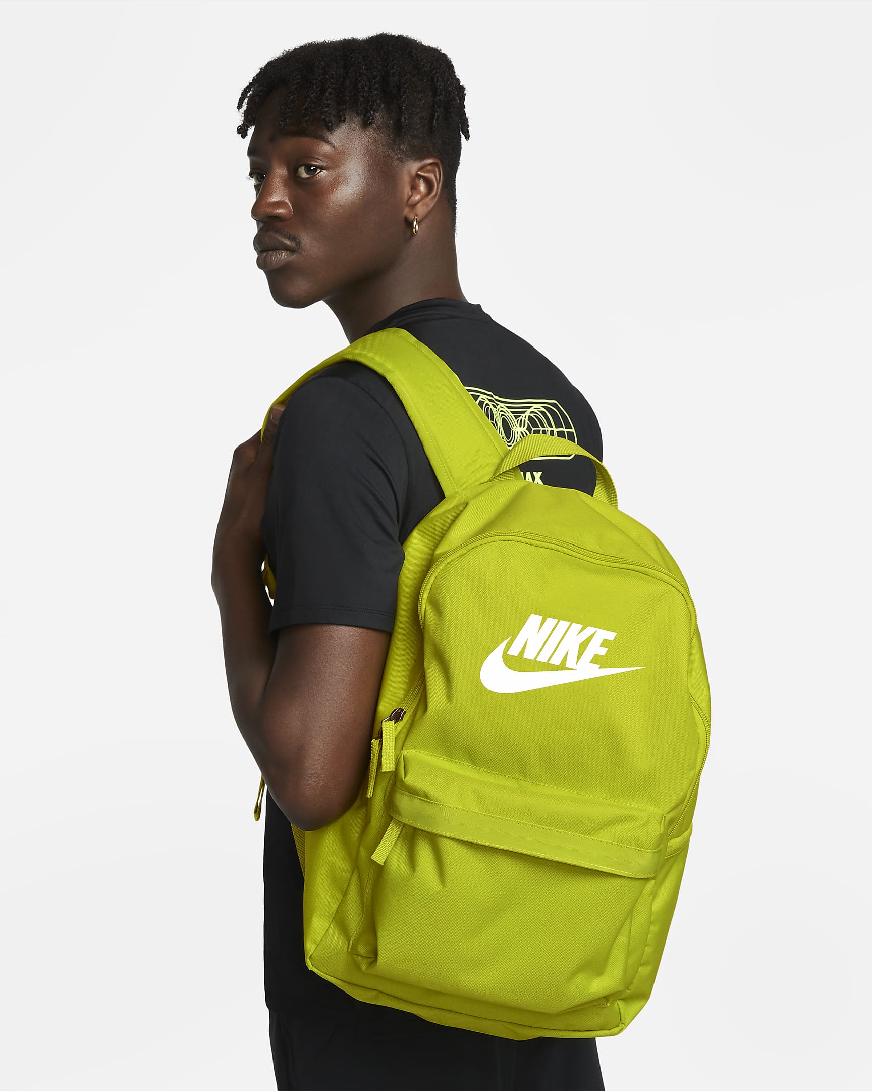 Nike Heritage Backpack (25L) - Bright Cactus/Bright Cactus/White