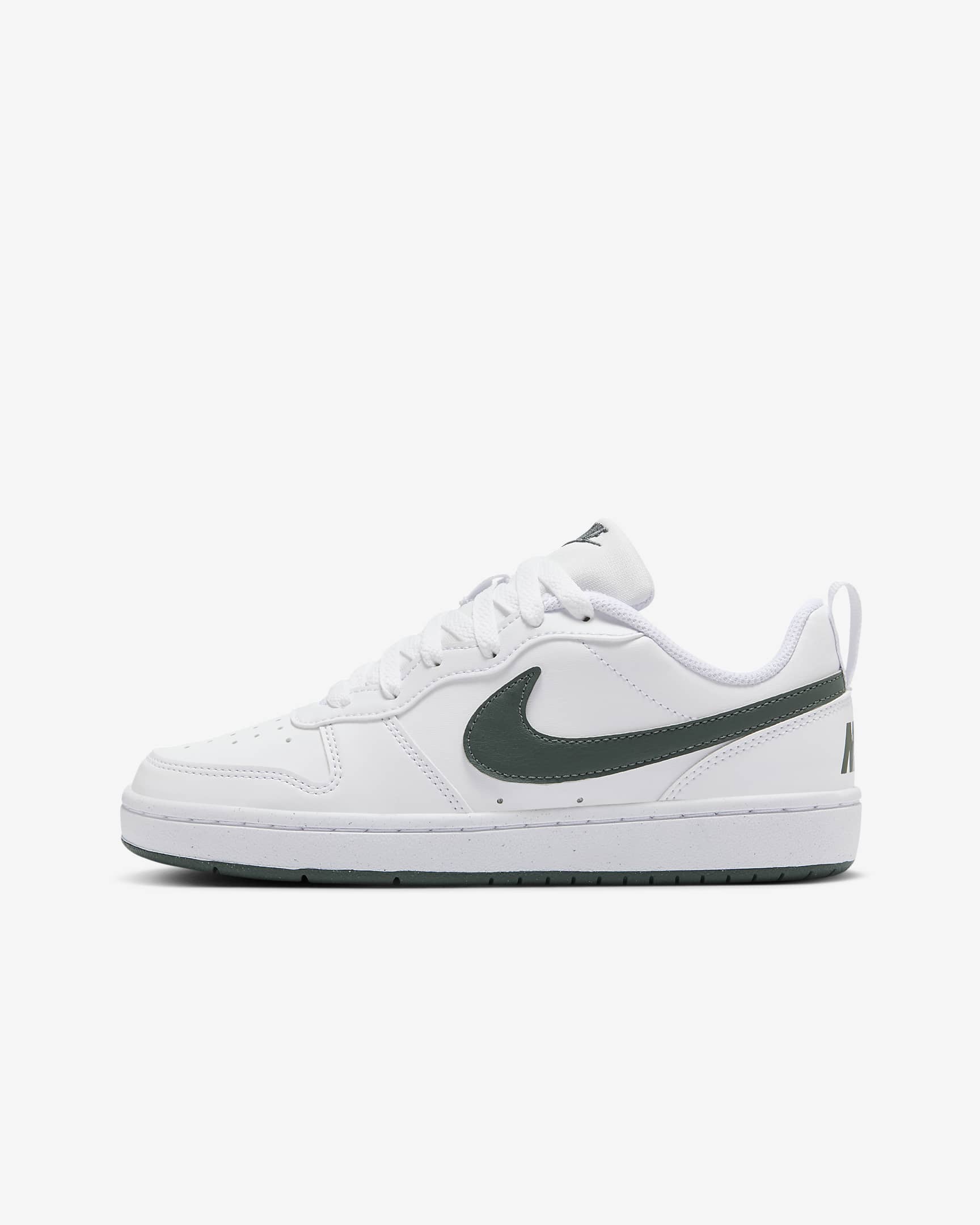 รองเท้าเด็กโต Nike Court Borough Low Recraft - ขาว/Vintage Green