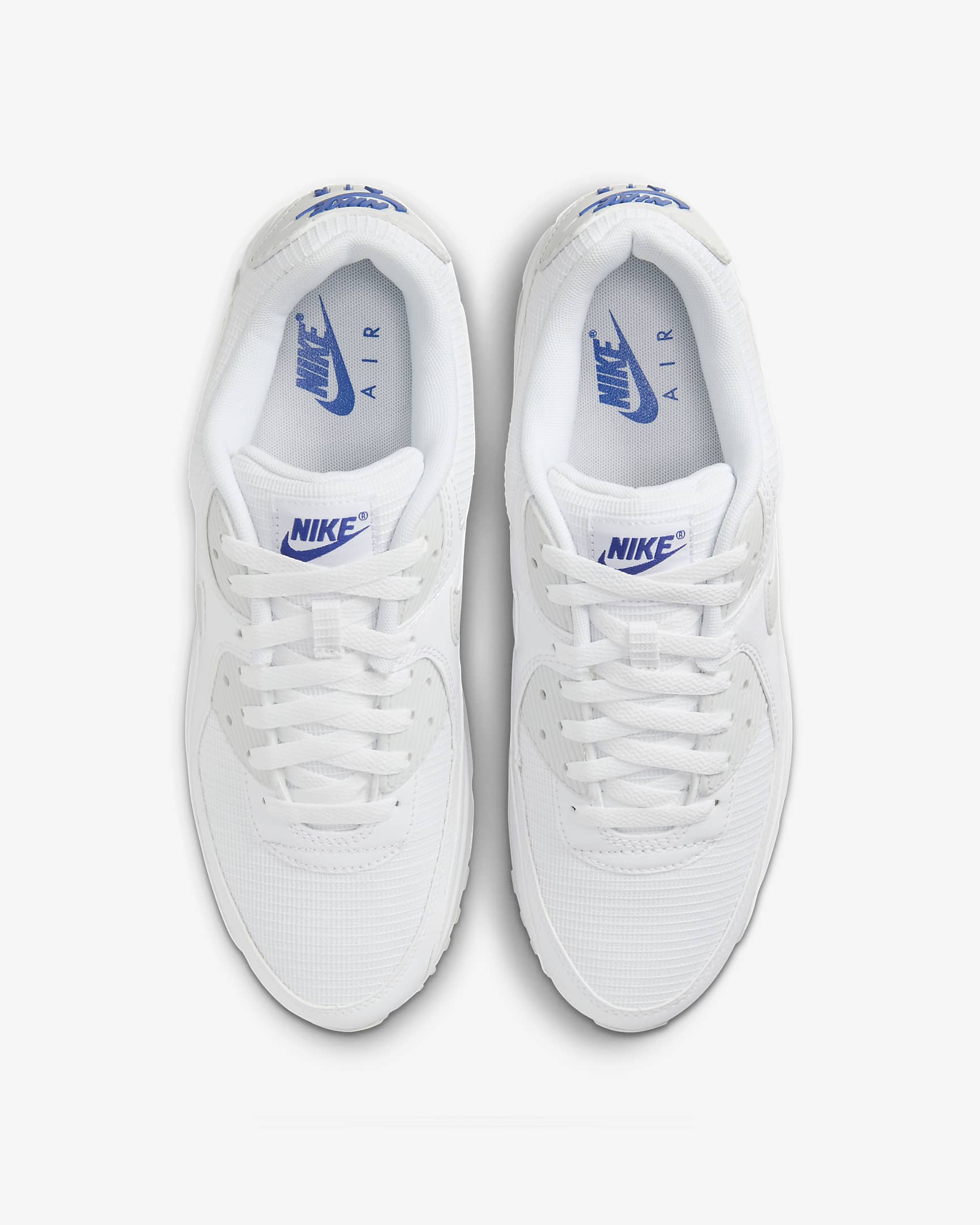 Chaussure Nike Air Max 90 pour homme - Team White/Game Royal/Photon Dust