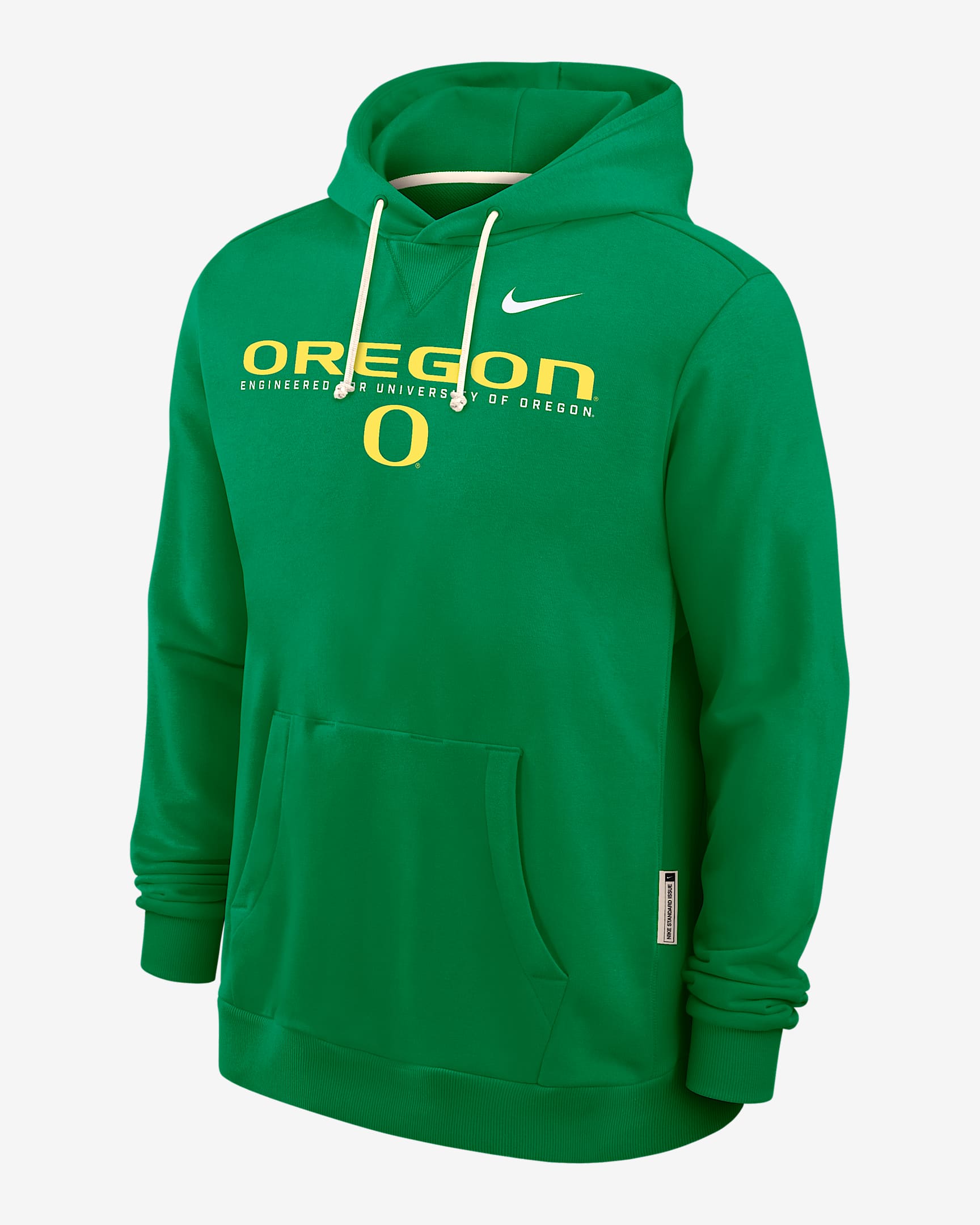 Oregon Sideline Men's Nike Dri-FIT College Pullover Hoodie - Apple Green