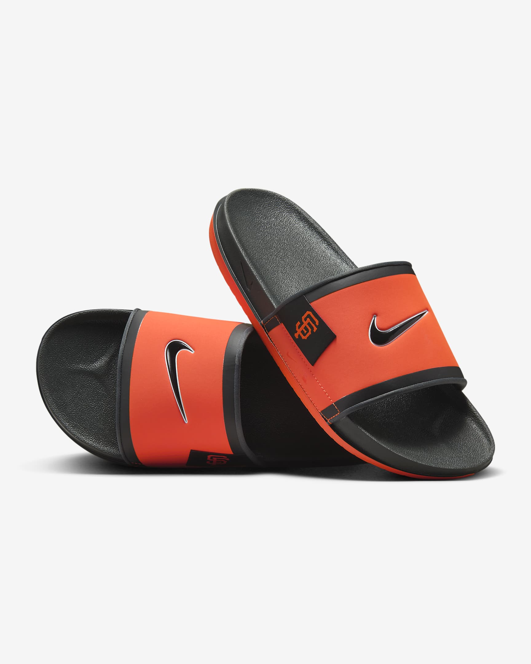 Chanclas Offcourt Nike Offcourt (San Francisco Giants) - Naranja team/Gris humo oscuro/Negro