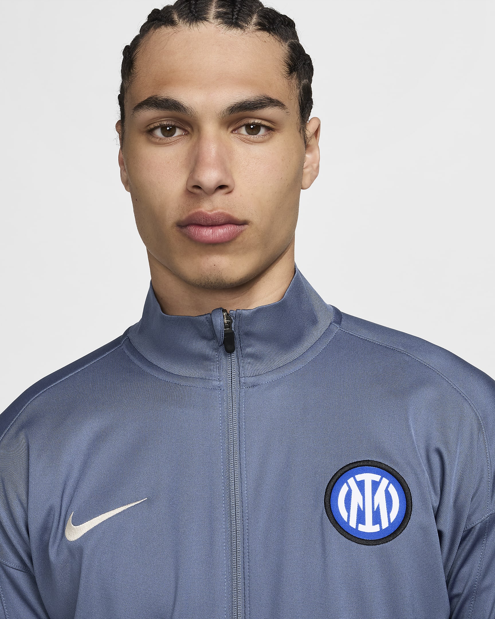 Survêtement de foot en maille Nike Dri-FIT Inter Milan Strike pour homme - Diffused Blue/Lyon Blue/Sanddrift