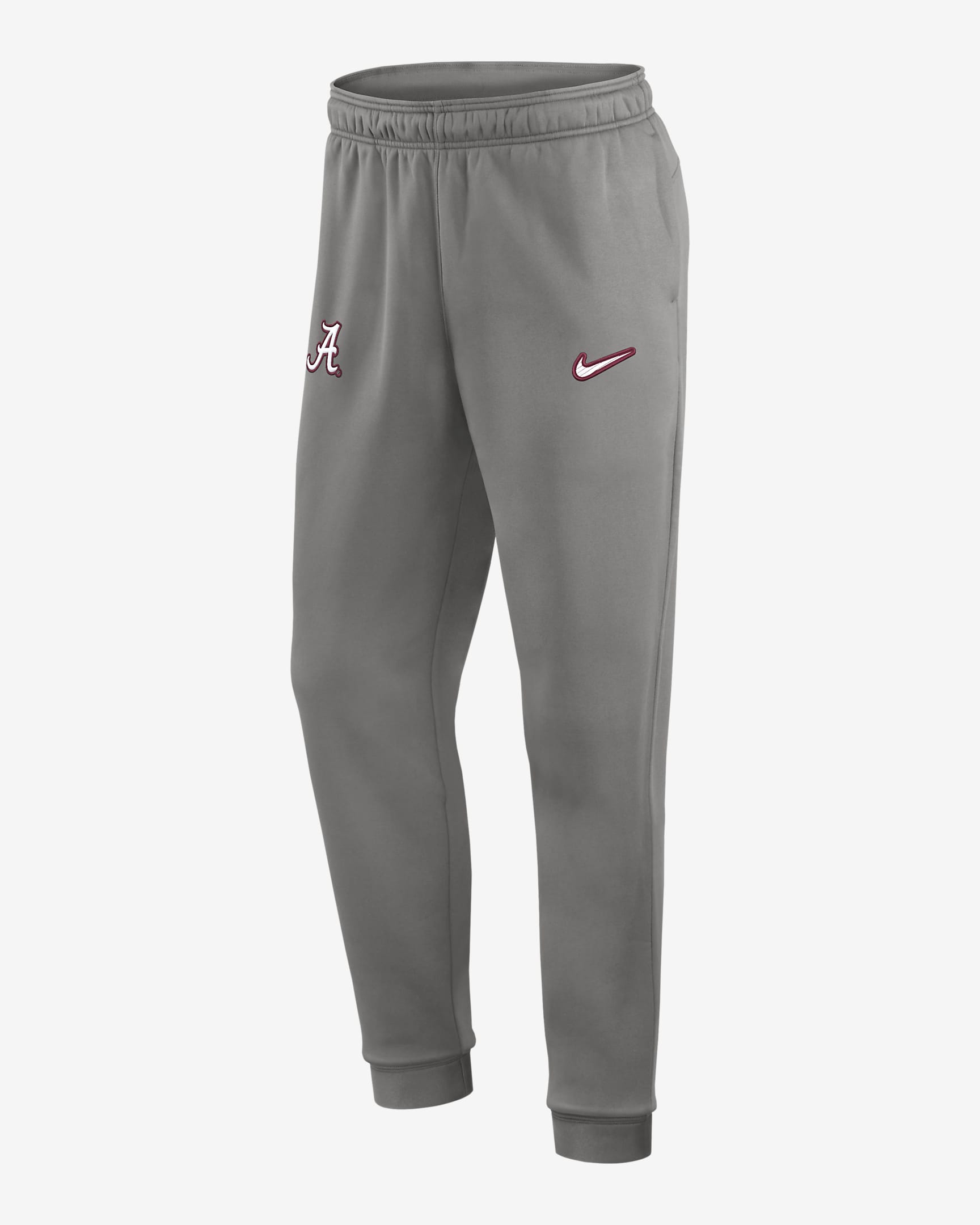 Alabama Crimson Tide Sideline Player Men's Nike Dri-FIT College Joggers - Flat Pewter/Pale Ivory