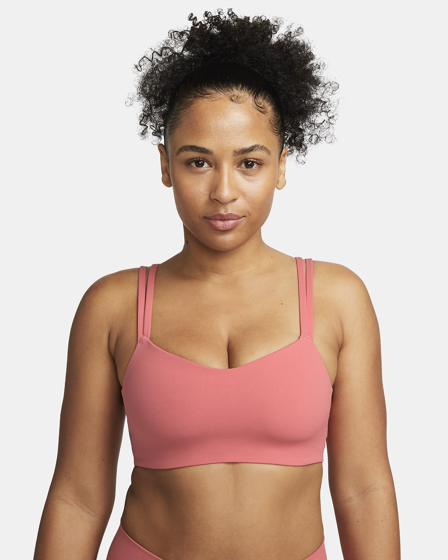 Nike Alate Trace Women's LightSupport Padded Strappy Sports Bra. Nike CZ