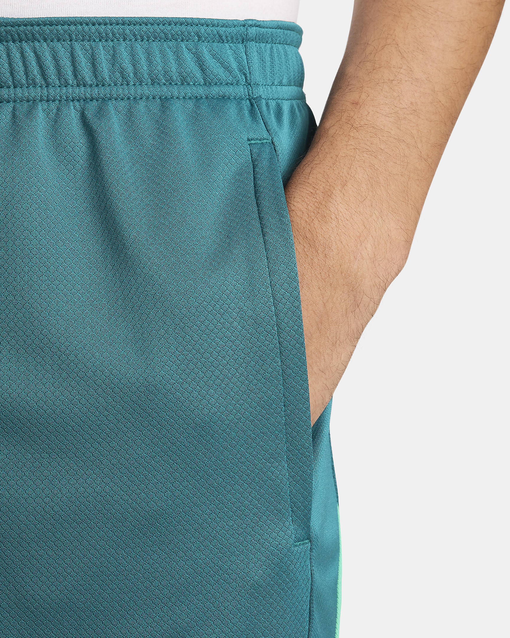 Portugal Strike Men's Nike Dri-FIT Football Knit Shorts - Geode Teal/Kinetic Green/Sail