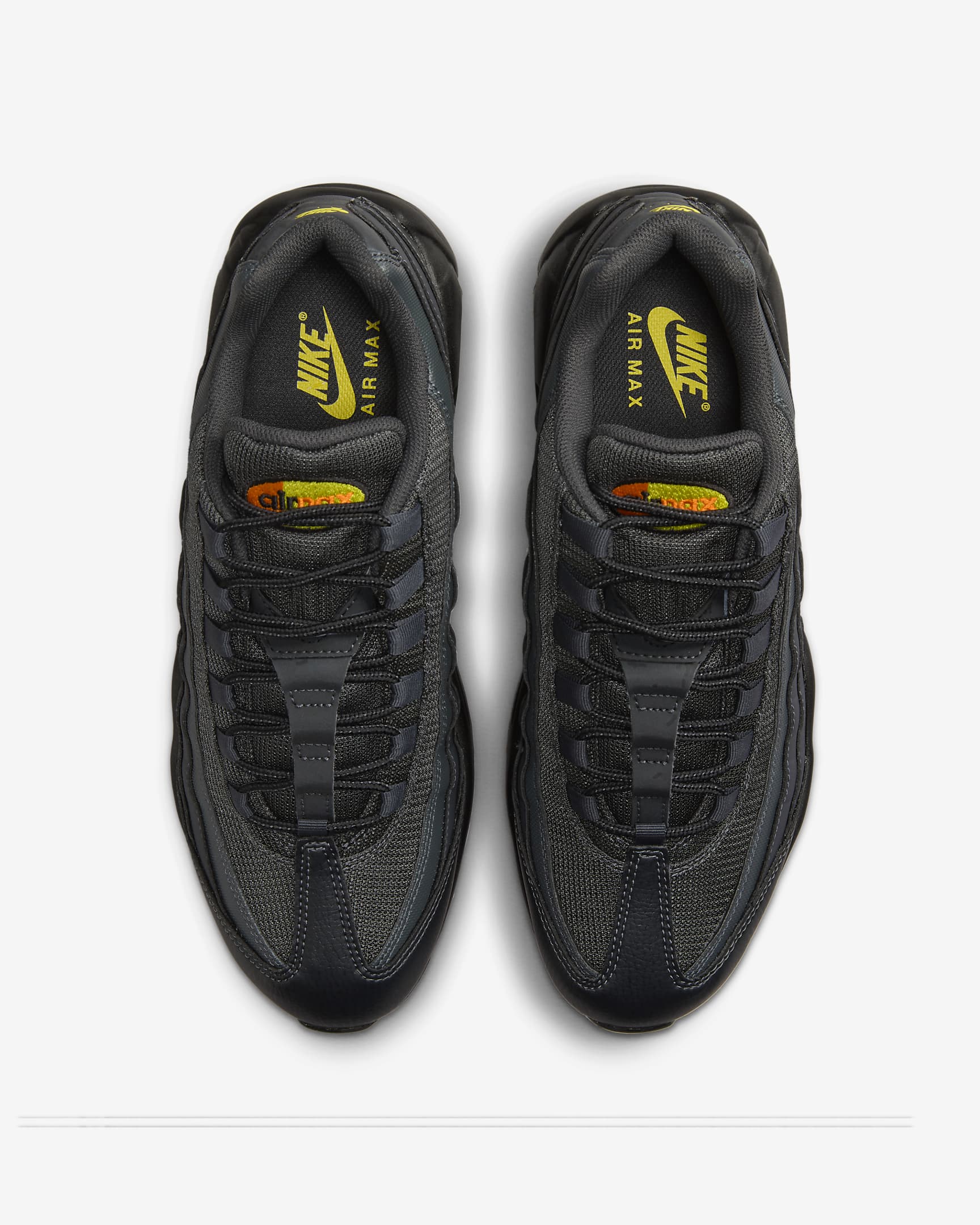 Nike Air Max 95 Men's Shoes - Anthracite/Opti Yellow/Black/Safety Orange