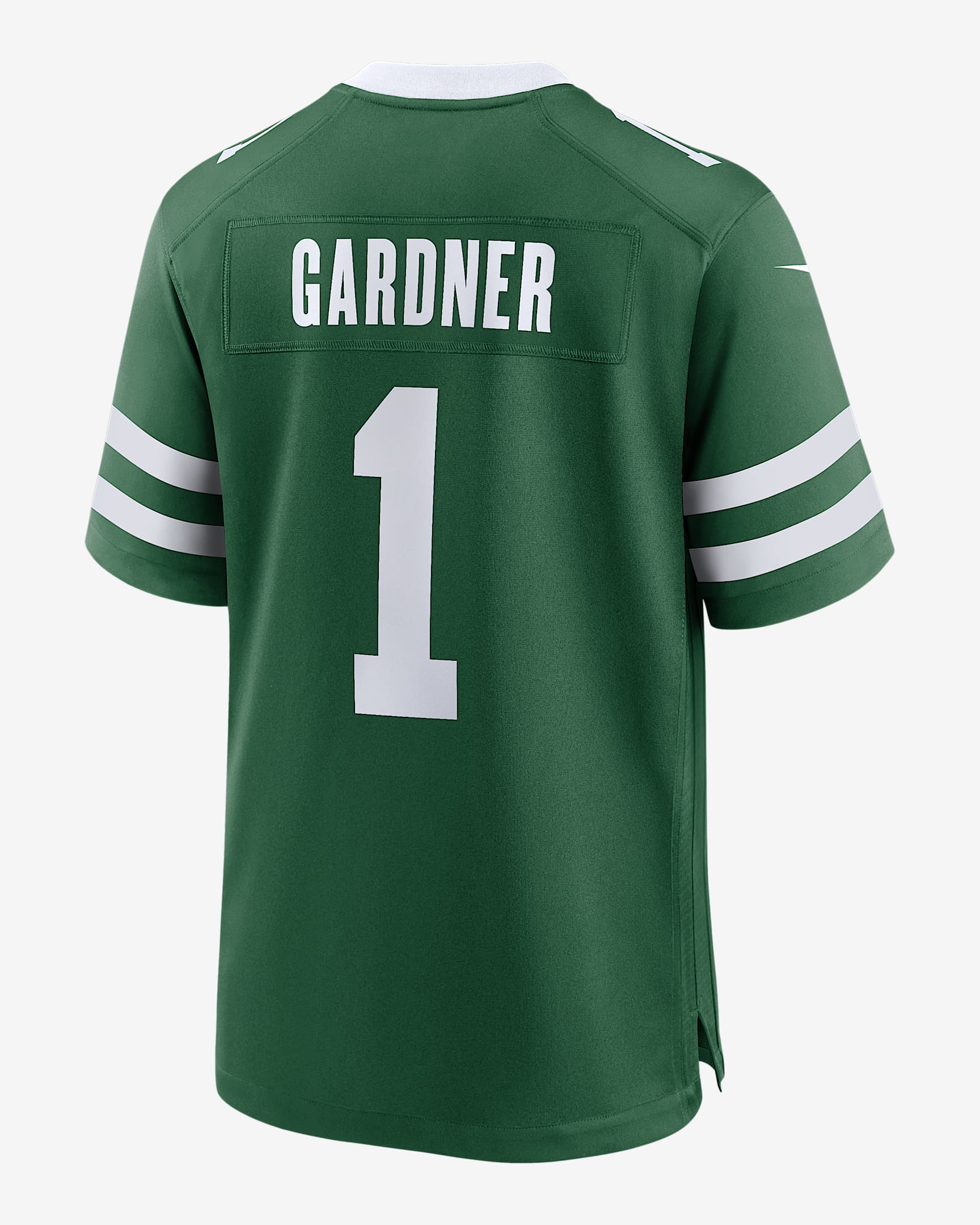Sauce Gardner New York Jets Men's Nike NFL Game Football Jersey.