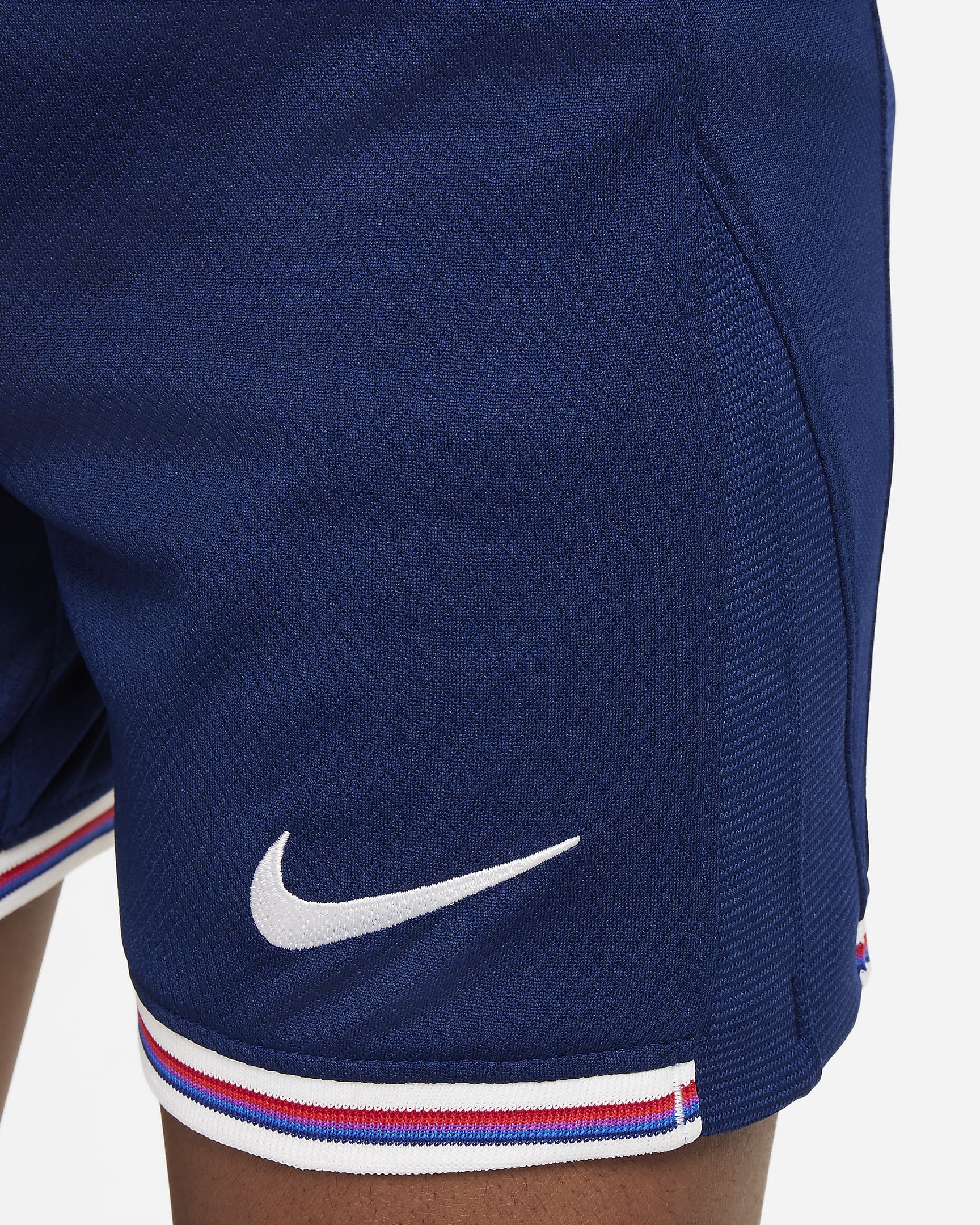 Engeland 2024/25 Stadium Thuis Nike driedelig replica-voetbaltenue voor kleuters - Wit/Blue Void