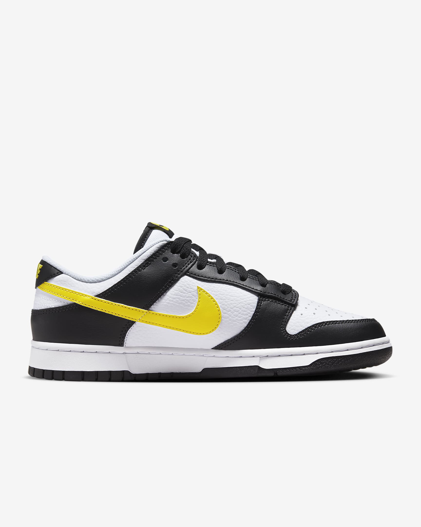 Nike Dunk Low Men's Shoes - Black/White/Opti Yellow