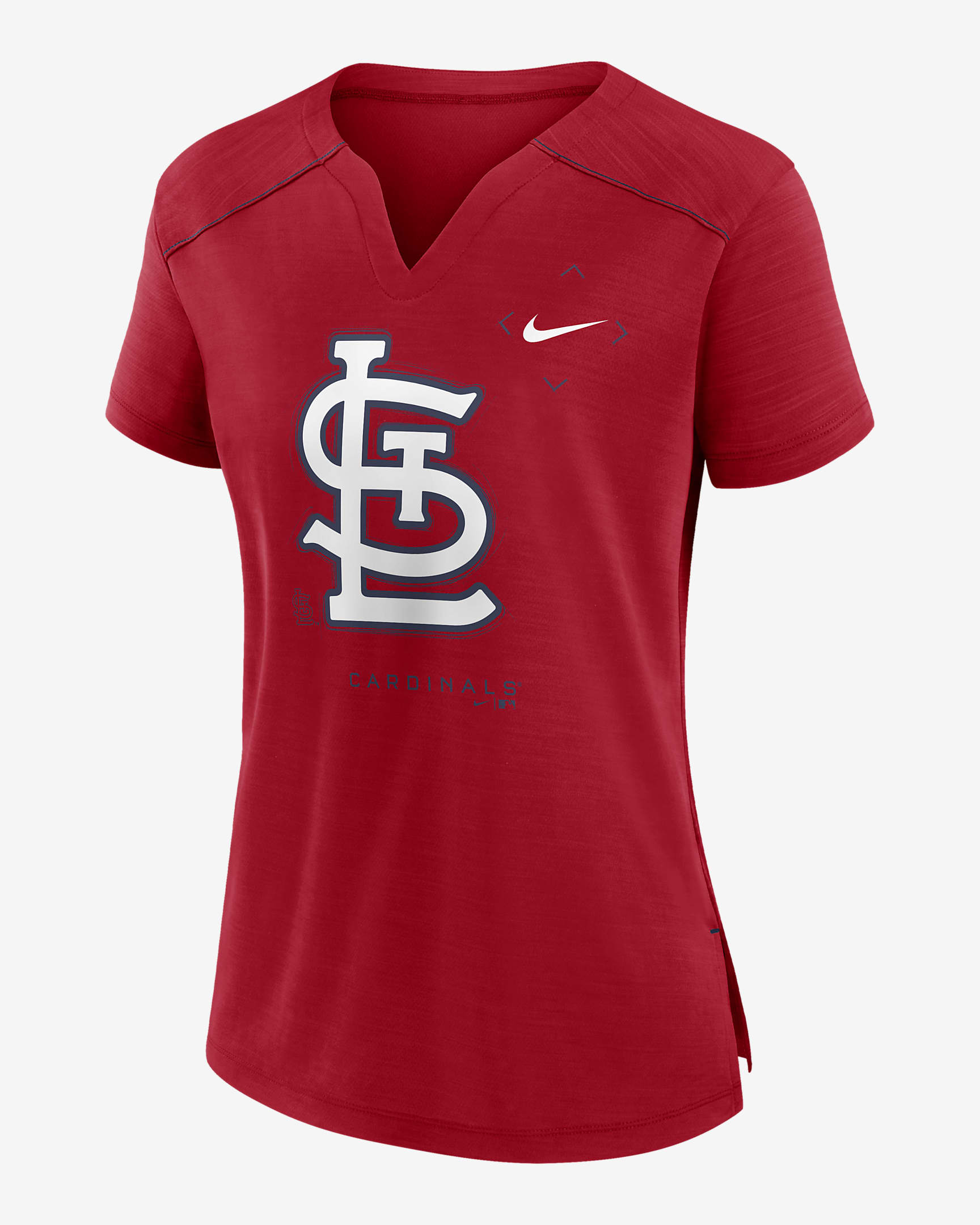Nike Breathe Pure Pride (MLB St. Louis Cardinals) Women's Notch Neck T