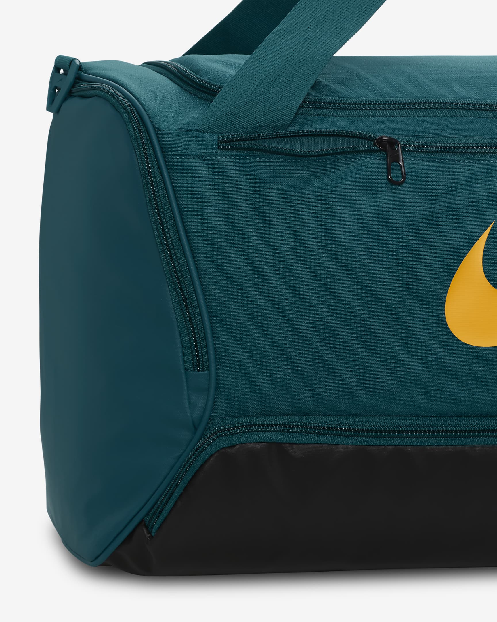 Nike Brasilia 9.5 Training Duffel Bag (Medium, 60L) - Geode Teal/Black/Sundial