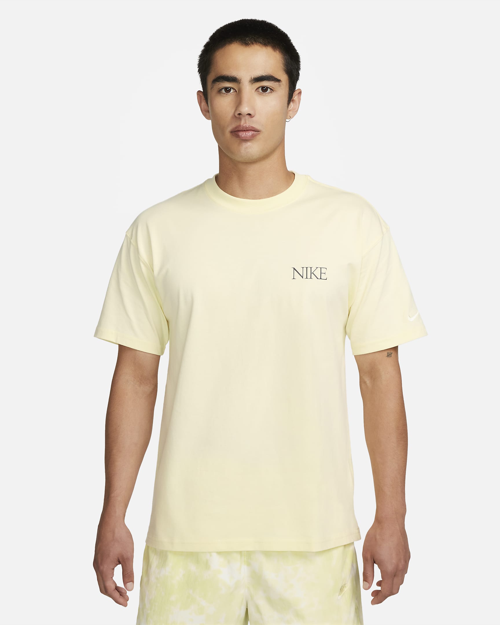 Nike Sportswear Max90 Men's T-Shirt - Alabaster/Black