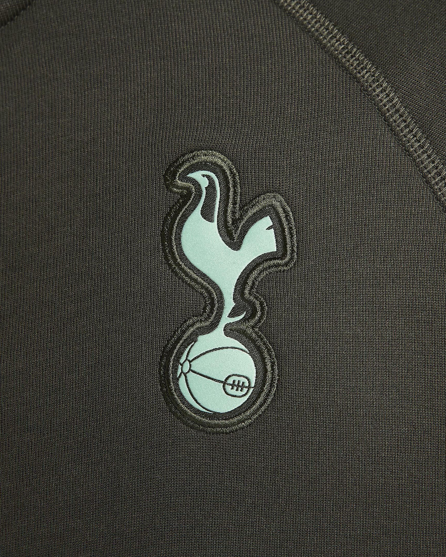 Tottenham Hotspur Tech Fleece Windrunner Third Nike Fußballjacke mit durchgehendem Reißverschluss (Herren) - Sequoia/Enamel Green