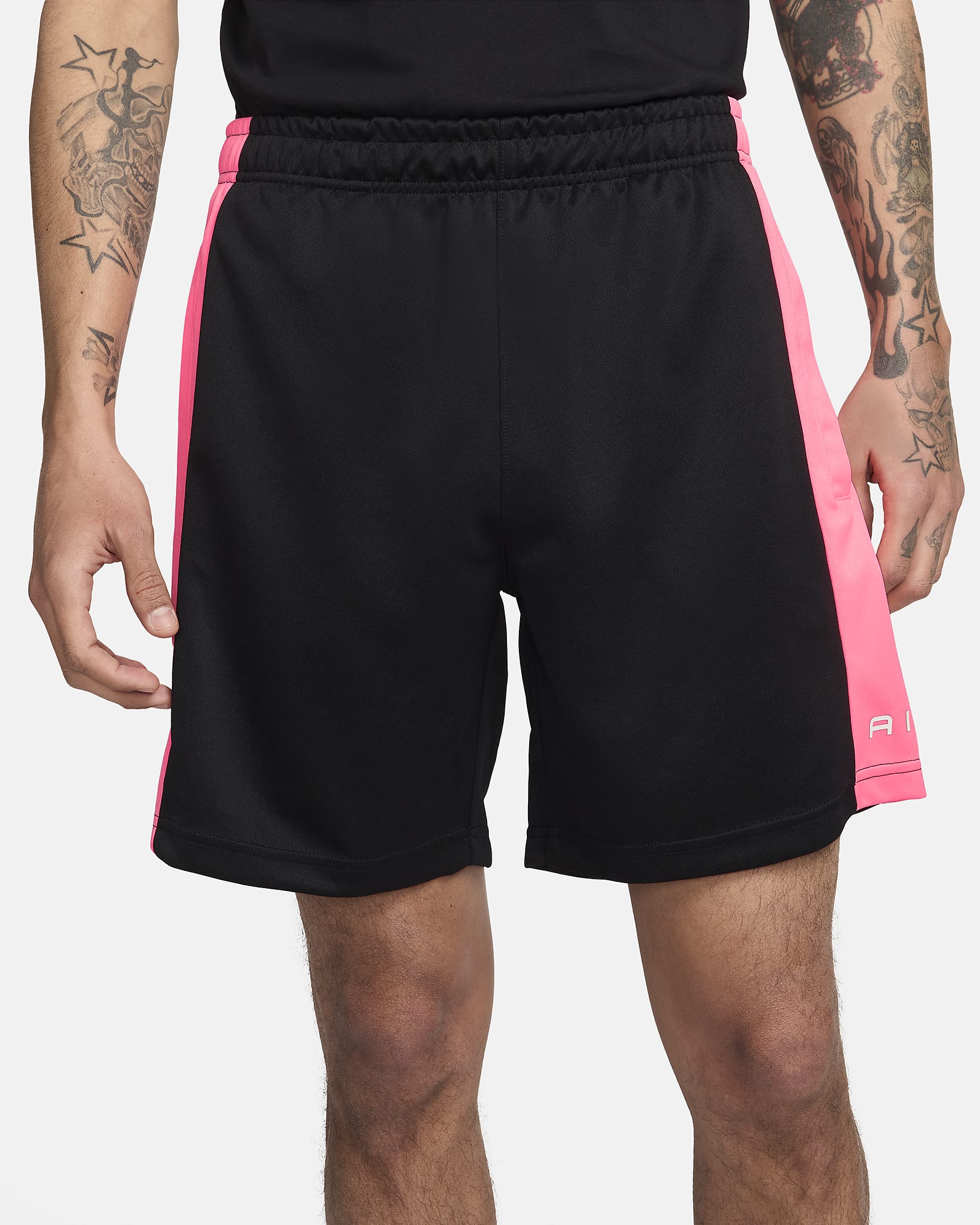 Nike Air shorts til herre - Svart/Pink Foam